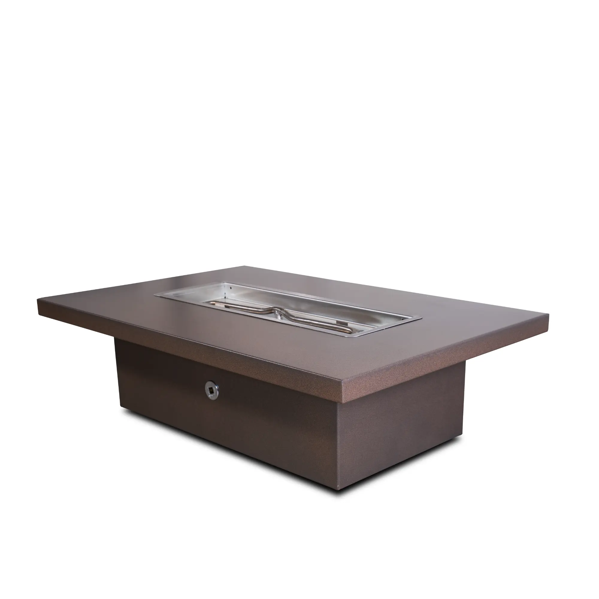 Fremont 48" Rectangular Steel Gas Fire Pit Table – The Outdoor Plus