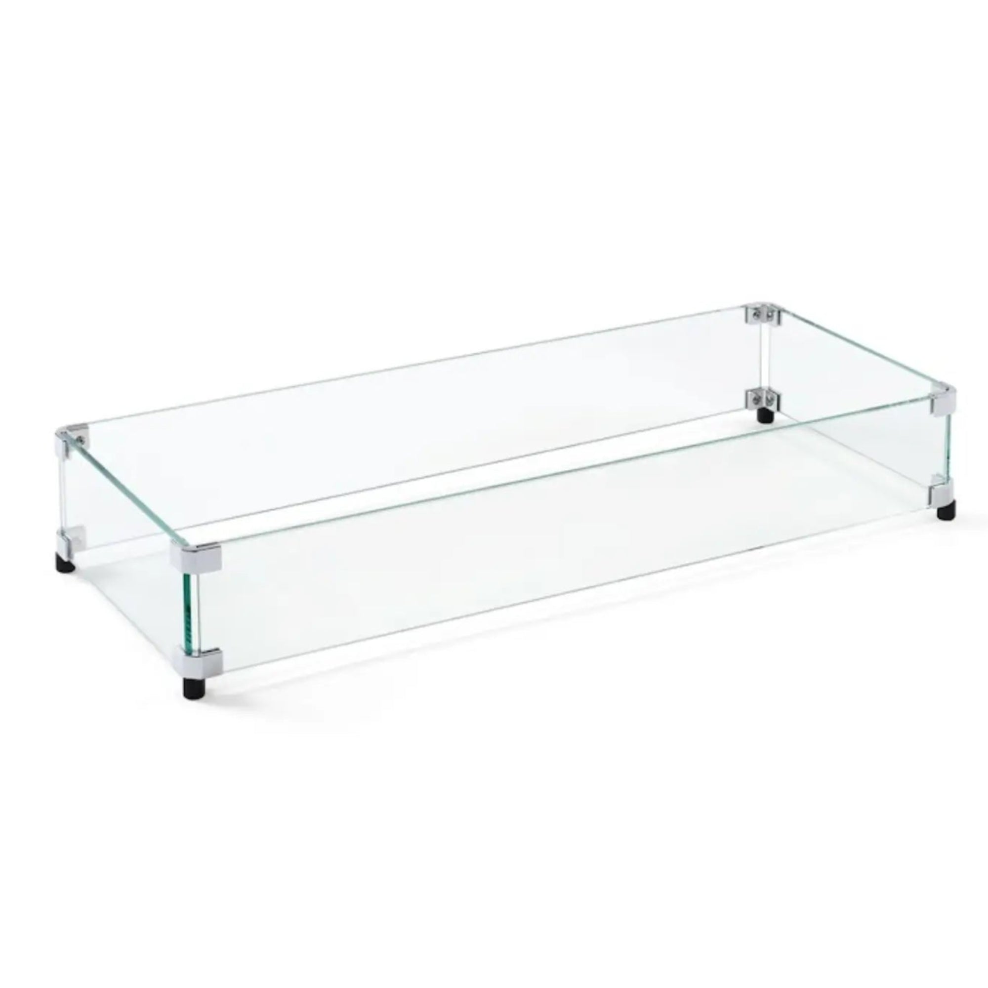 74" Linear Glass Wind Guard - Outdoor GreatRoom Company