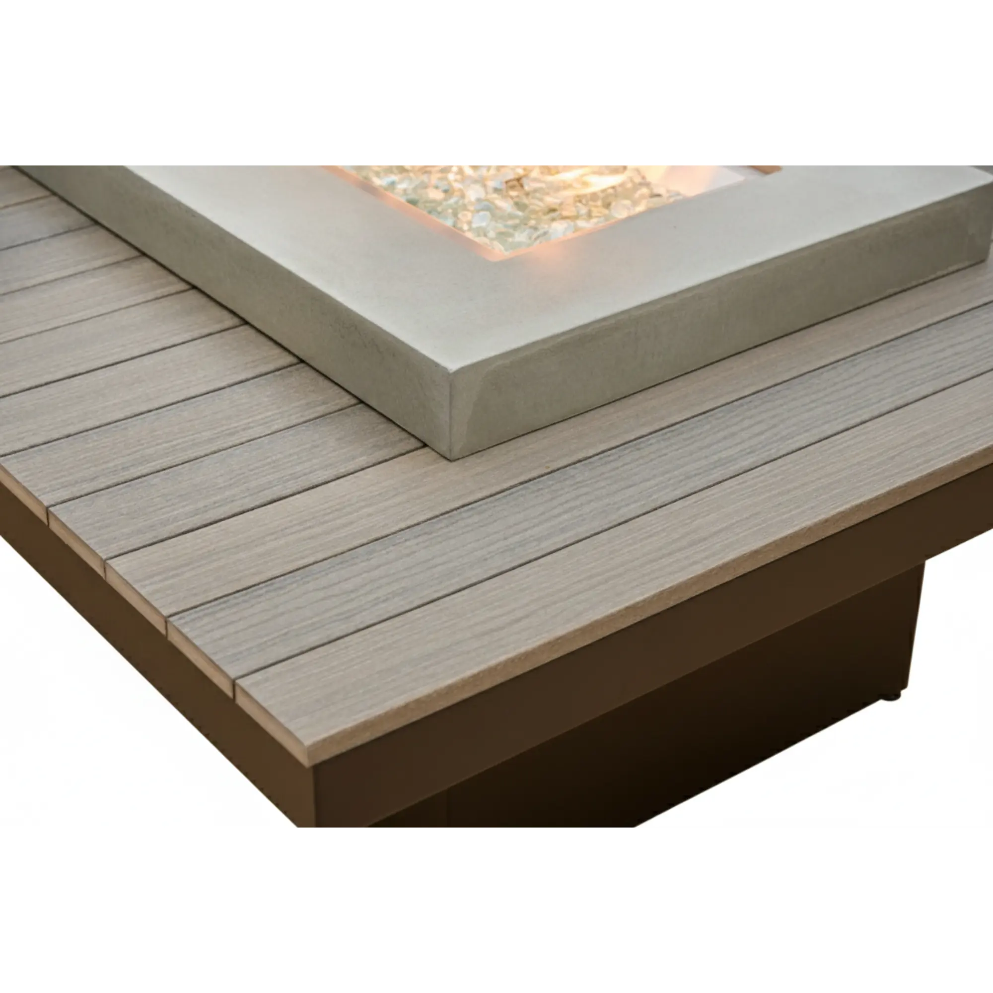 Uptown 63″ Linear Gas Fire Table – The Outdoor GreatRoom Company