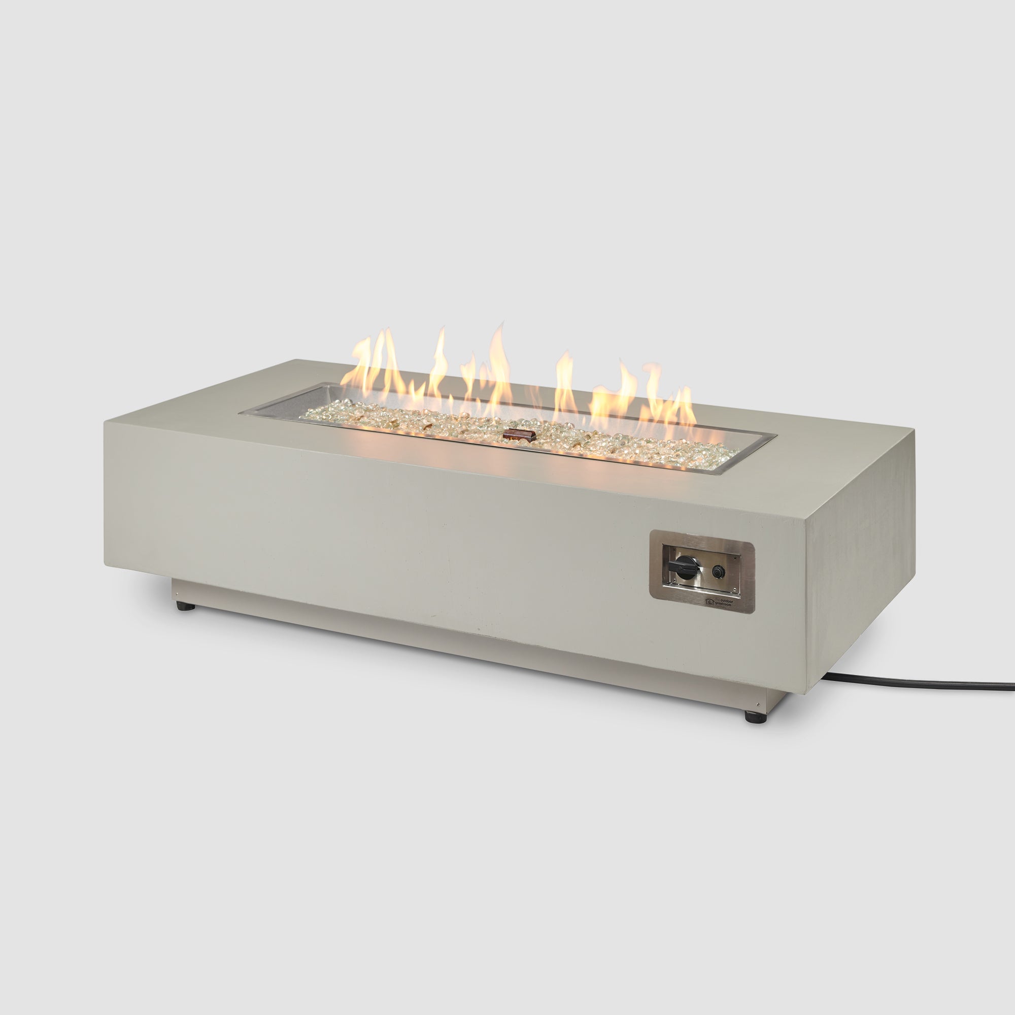 Harbor View 60″ Linear Gas Fire Pit Table – The Outdoor GreatRoom Company