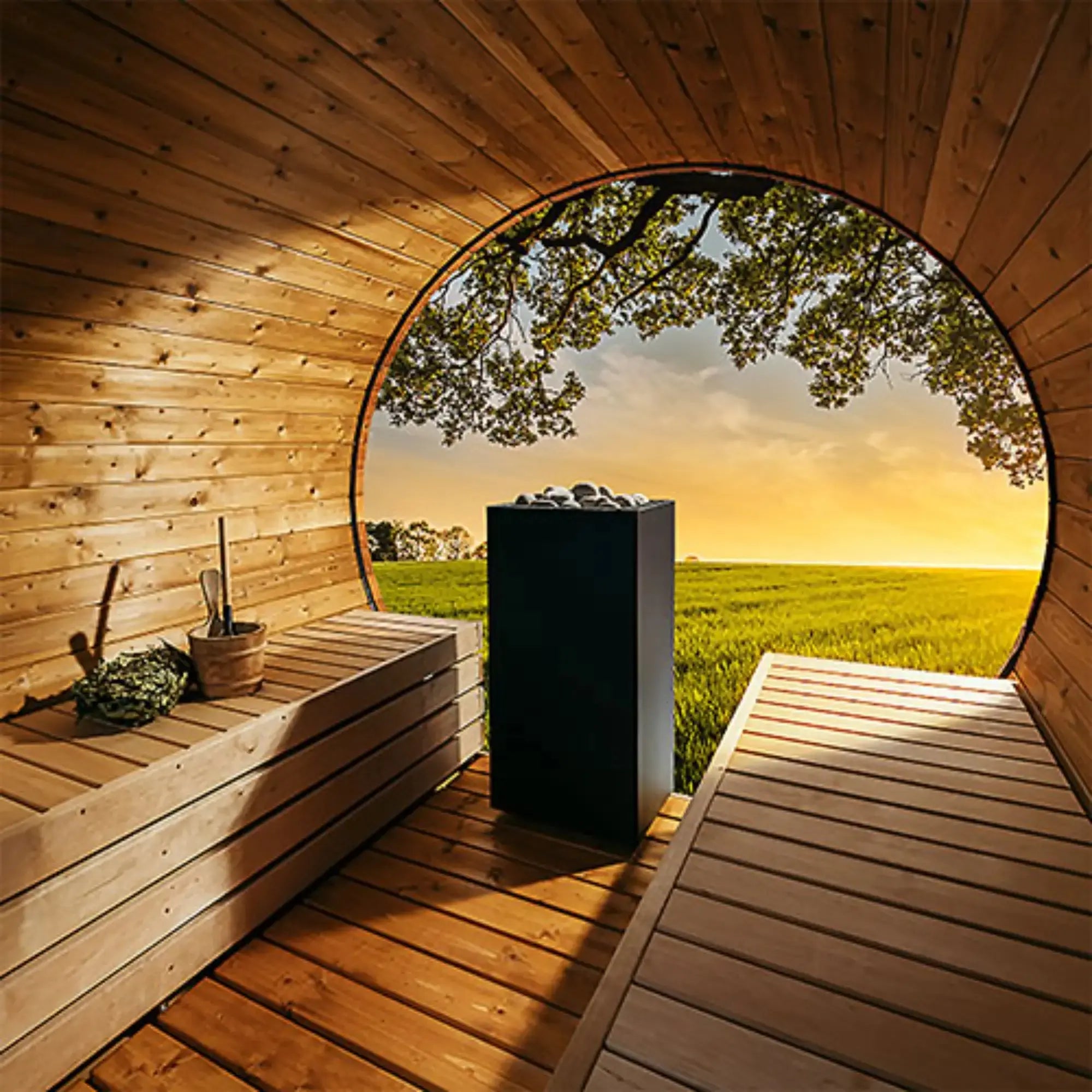 HUUM CORE Black Electric Sauna Heater HUUM