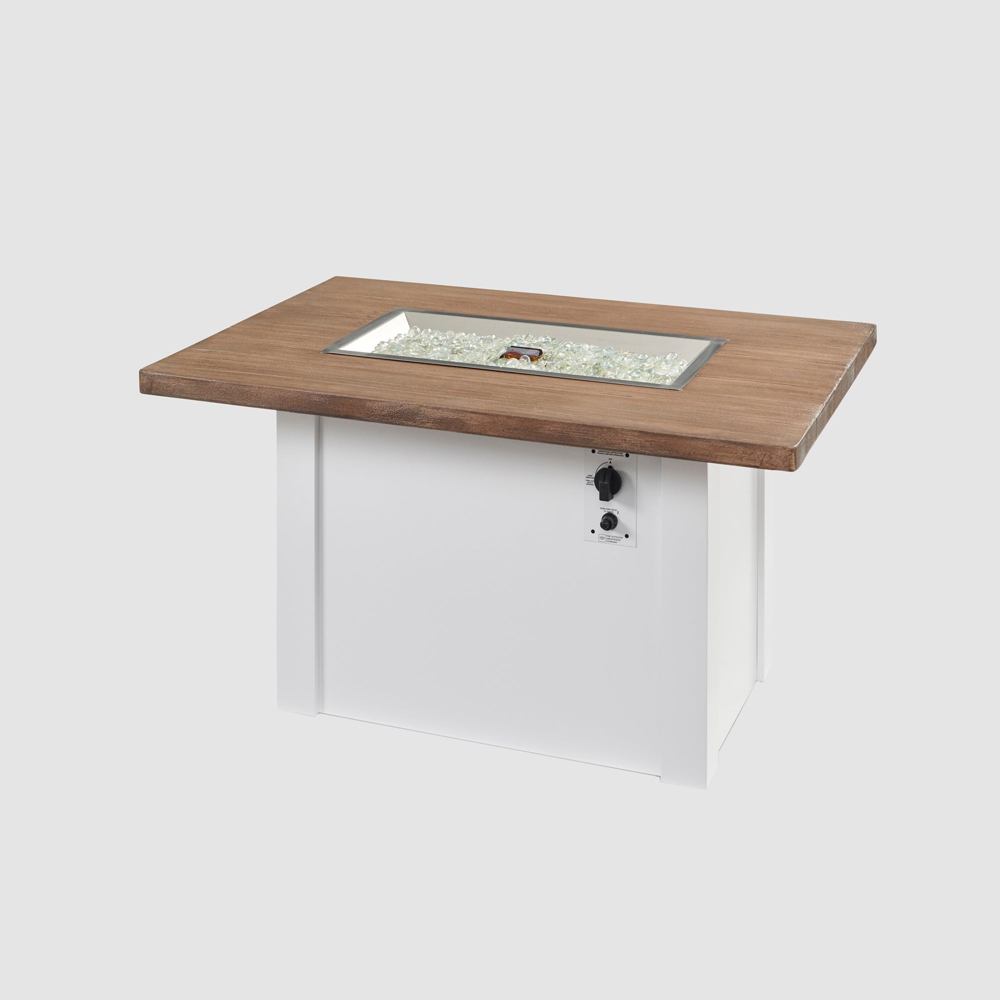 Havenwood 44″ Rectangular Gas Fire Table – Concrete Top by The Outdoor GreatRoom Company