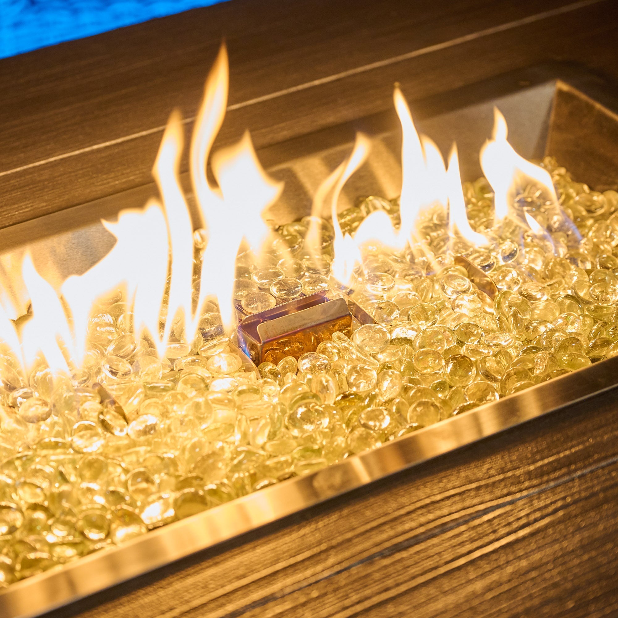 Havenwood 44″ Rectangular Gas Fire Table – Concrete Top by The Outdoor GreatRoom Company
