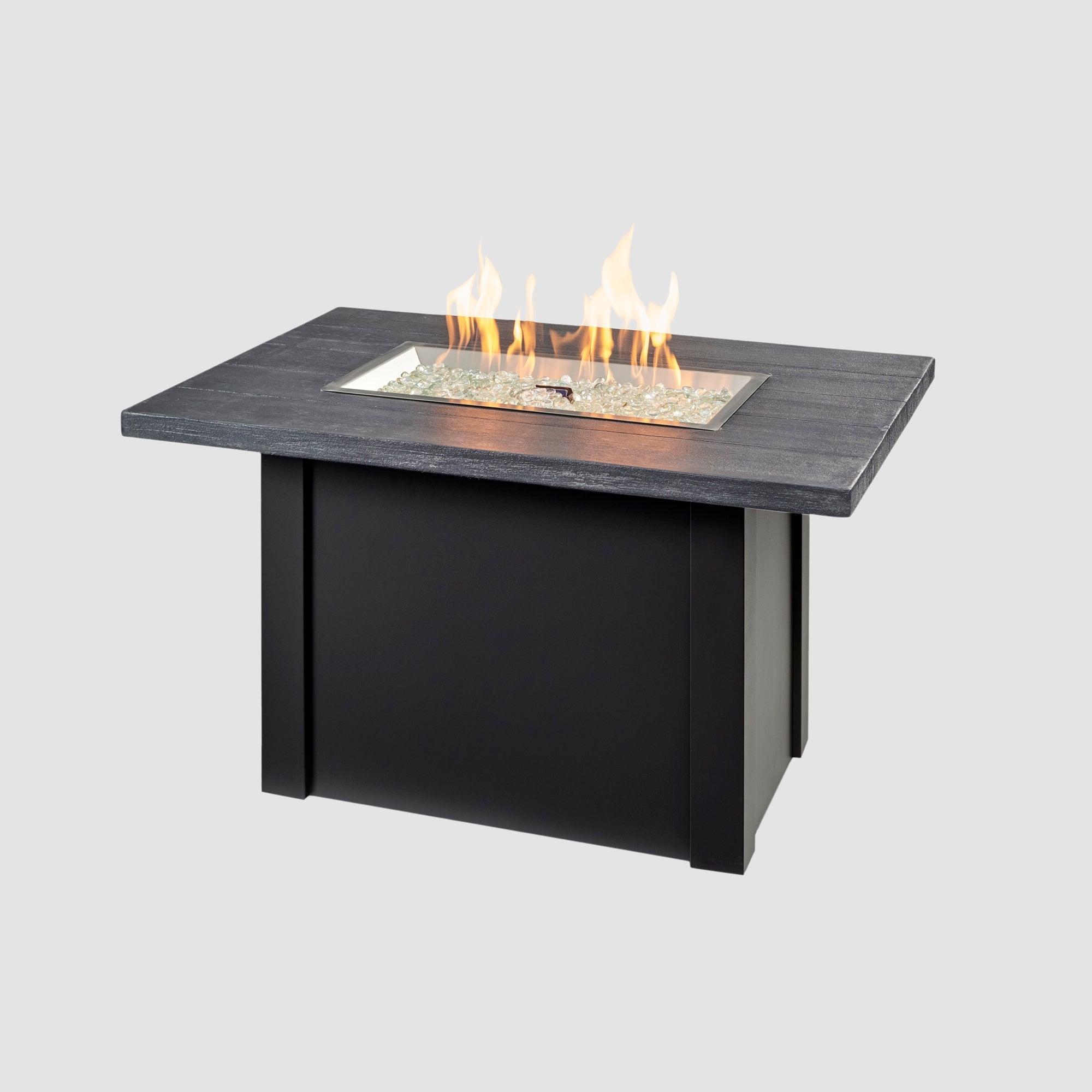 Havenwood 44″ Rectangular Gas Fire Table – Concrete Top by The Outdoor GreatRoom Company