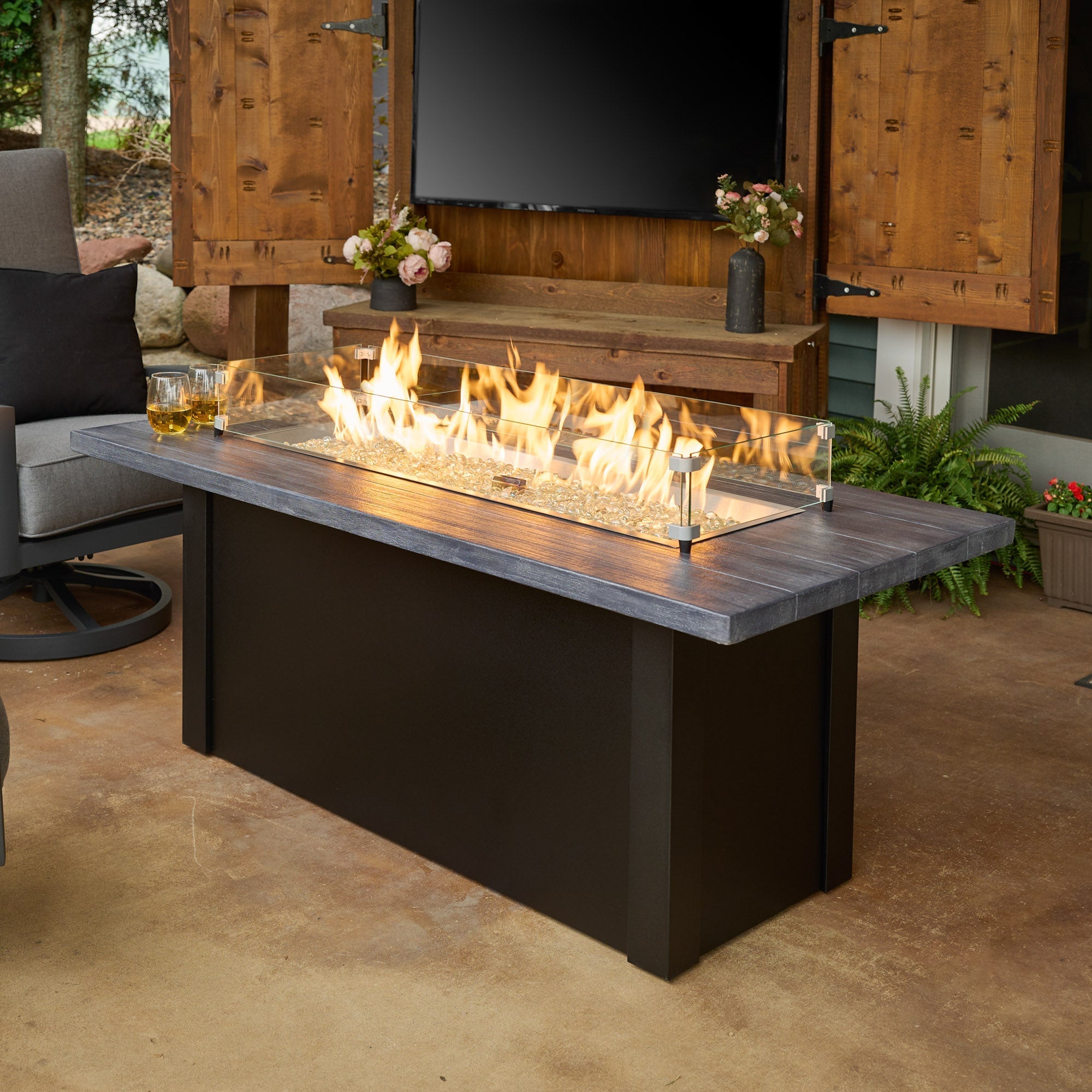 Havenwood 62″ Gas Fire Pit Table – The Outdoor GreatRoom Company