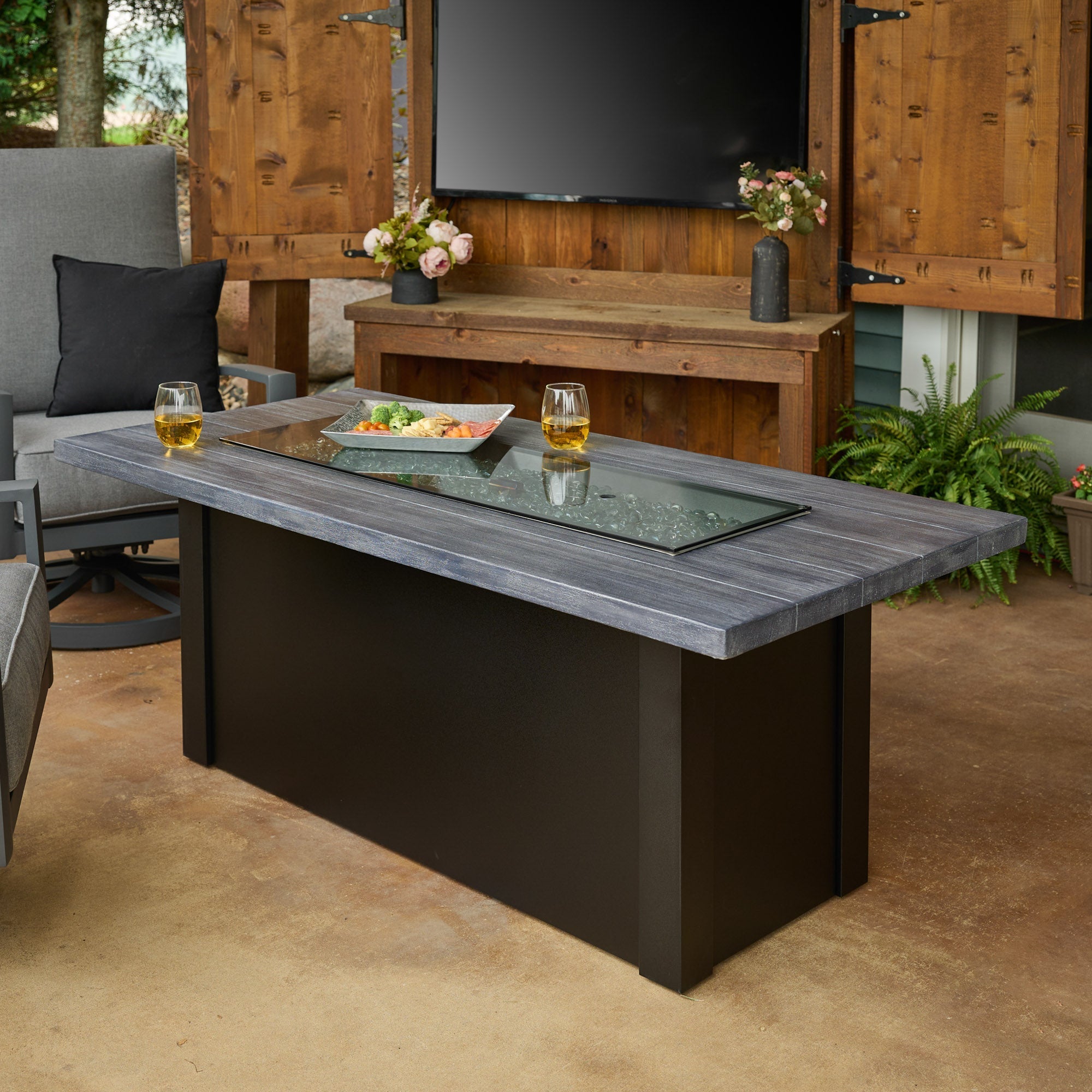Havenwood 62″ Gas Fire Pit Table – The Outdoor GreatRoom Company
