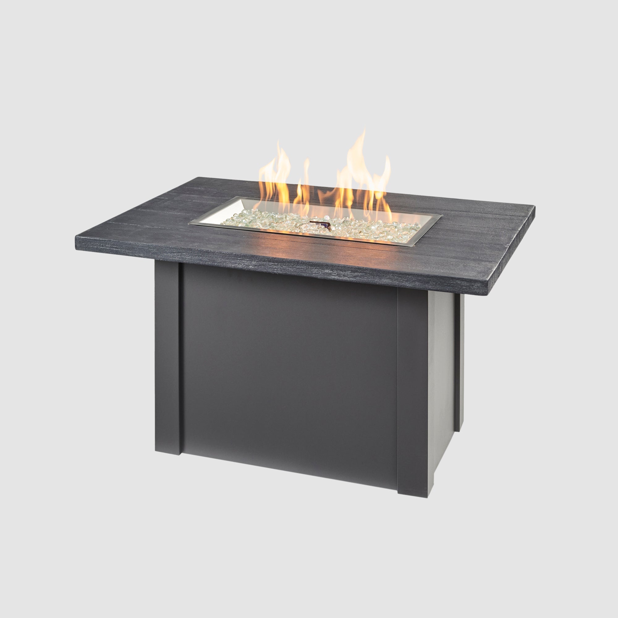 Havenwood 44″ Rectangular Gas Fire Table – Concrete Top by The Outdoor GreatRoom Company