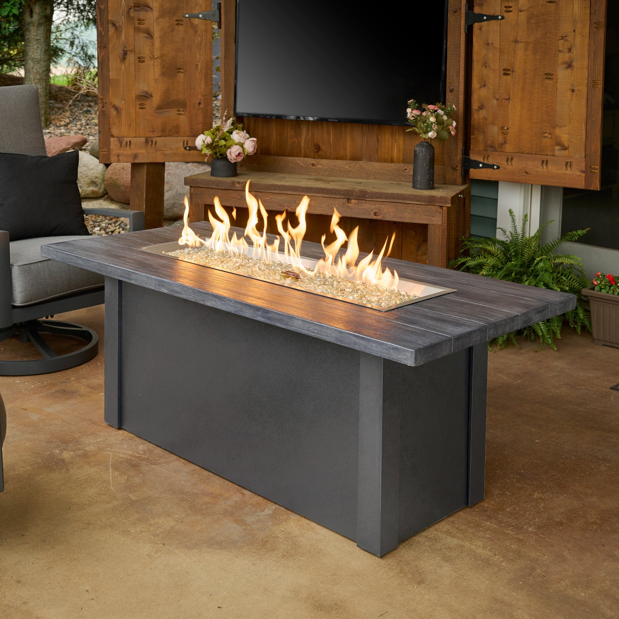 Havenwood 62″ Gas Fire Pit Table – The Outdoor GreatRoom Company