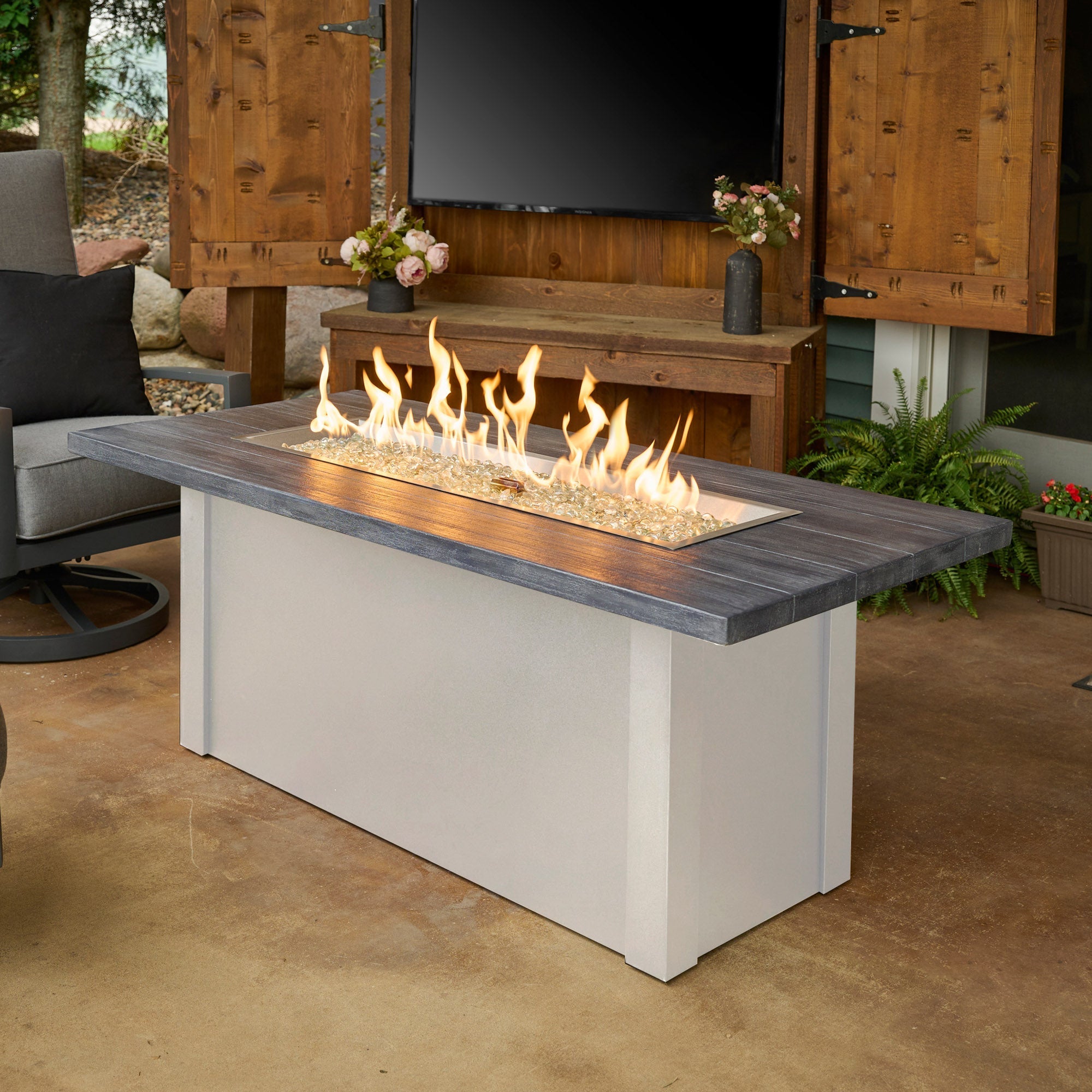 Havenwood 62″ Gas Fire Pit Table – The Outdoor GreatRoom Company