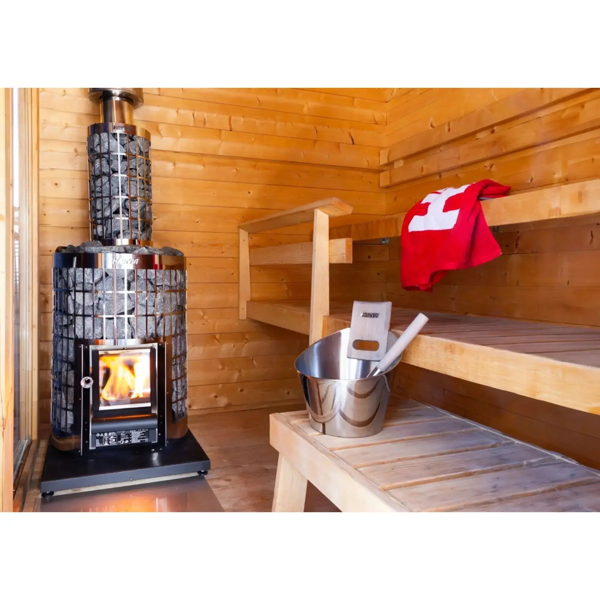 Harvia Cilindro 16 16 kW Wood-Burning Sauna Stove Harvia