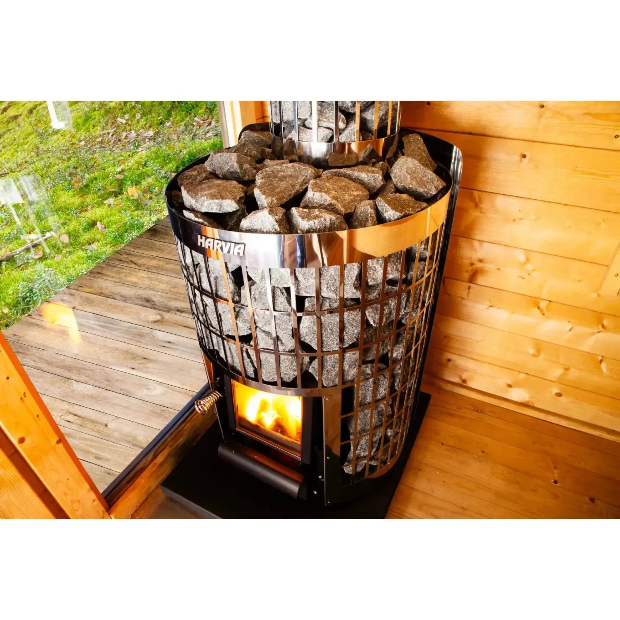 Harvia Cilindro 16 16 kW Wood-Burning Sauna Stove Harvia