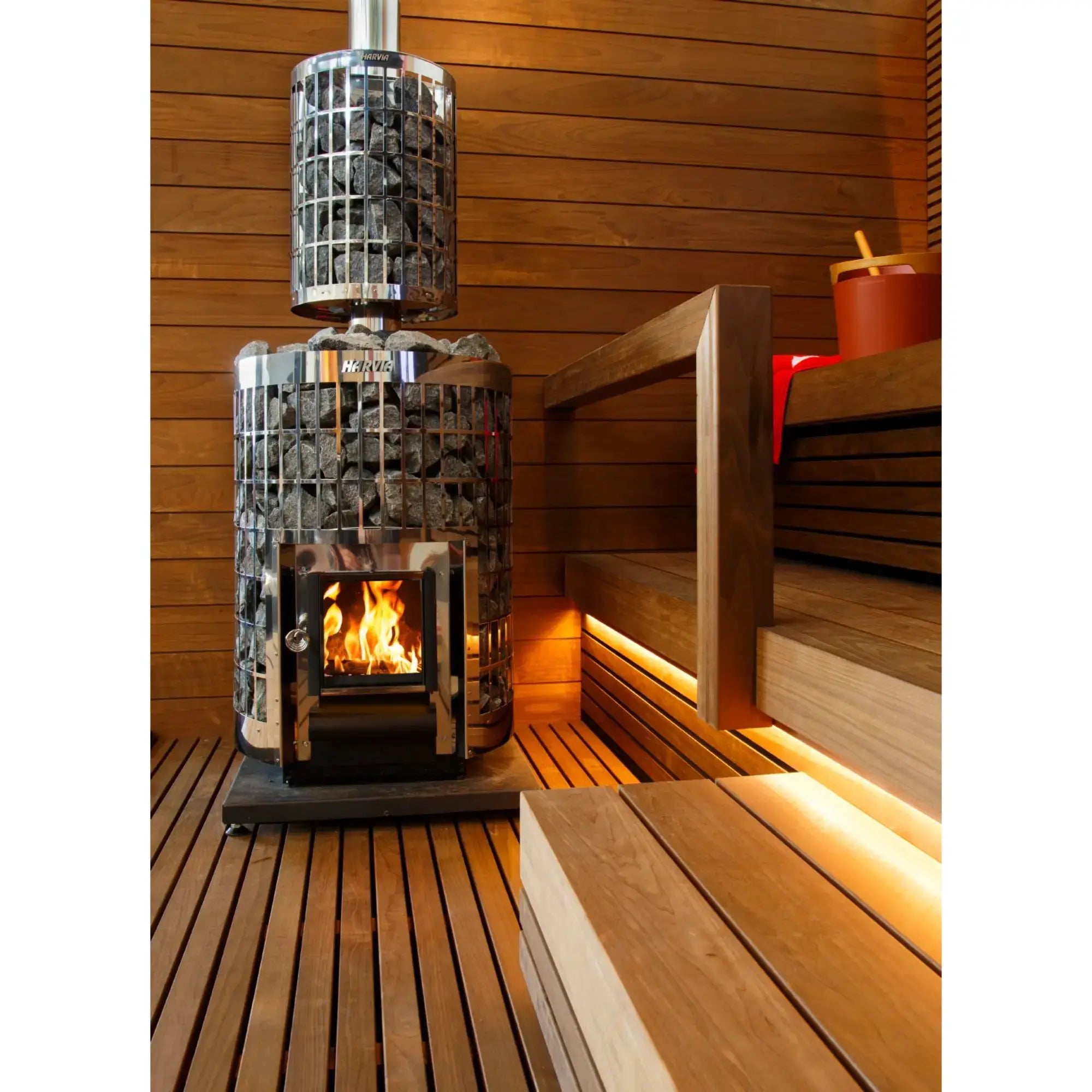 Harvia Cilindro 20 17 kW Wood-Burning Sauna Stove Harvia