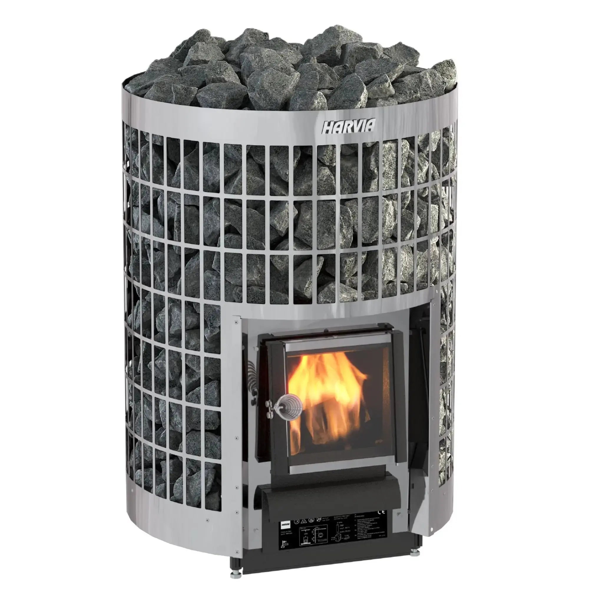 Harvia Cilindro 20 17 kW Wood-Burning Sauna Stove Harvia