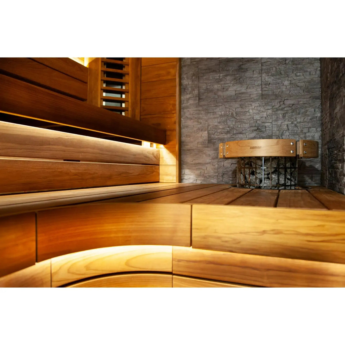 Harvia Safety Railing for Cilindro Half Series 6/8kW Sauna Heaters (HPC3) Harvia