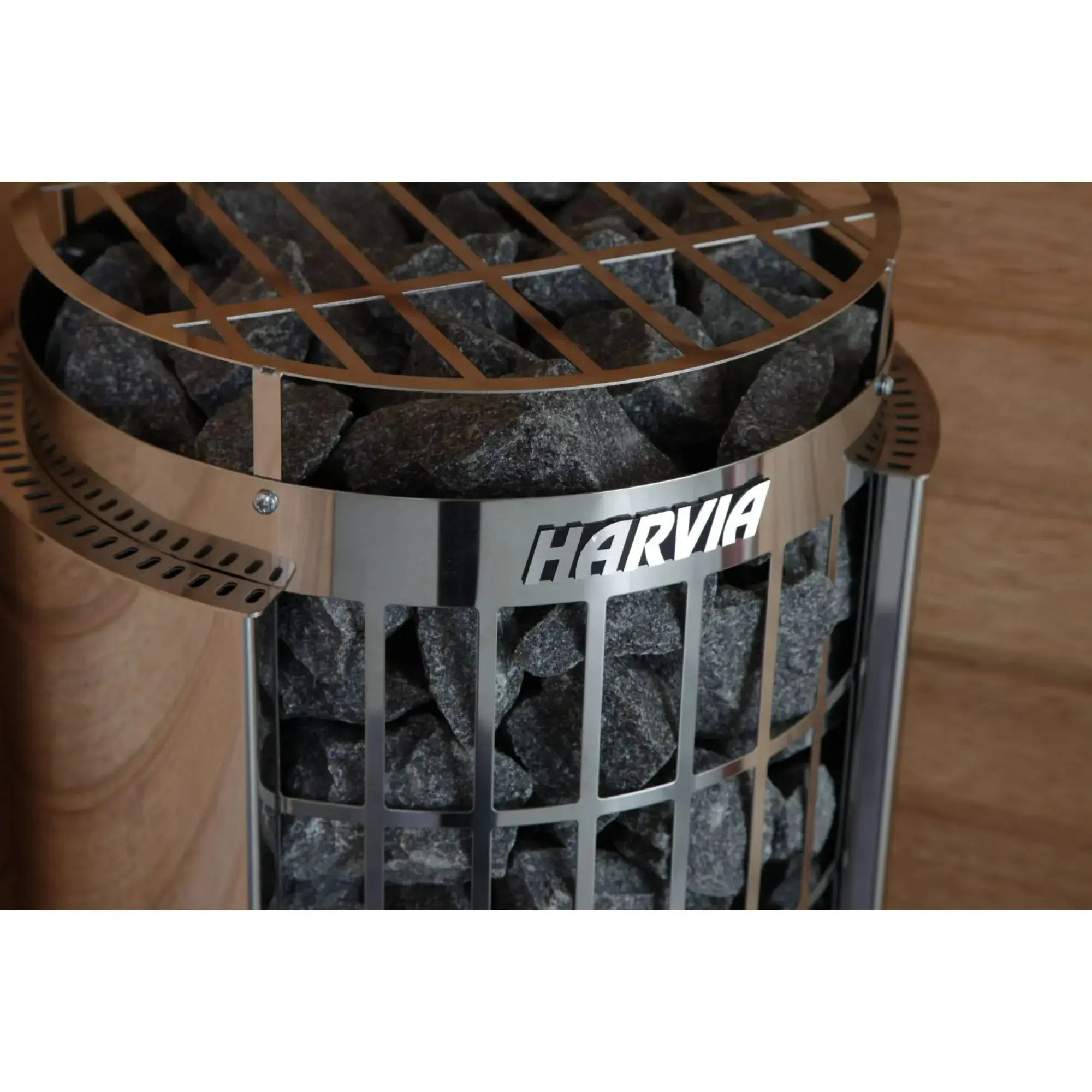 Harvia Cilindro PC90 9 kW Electric Sauna Heater with Built-In Controls Harvia