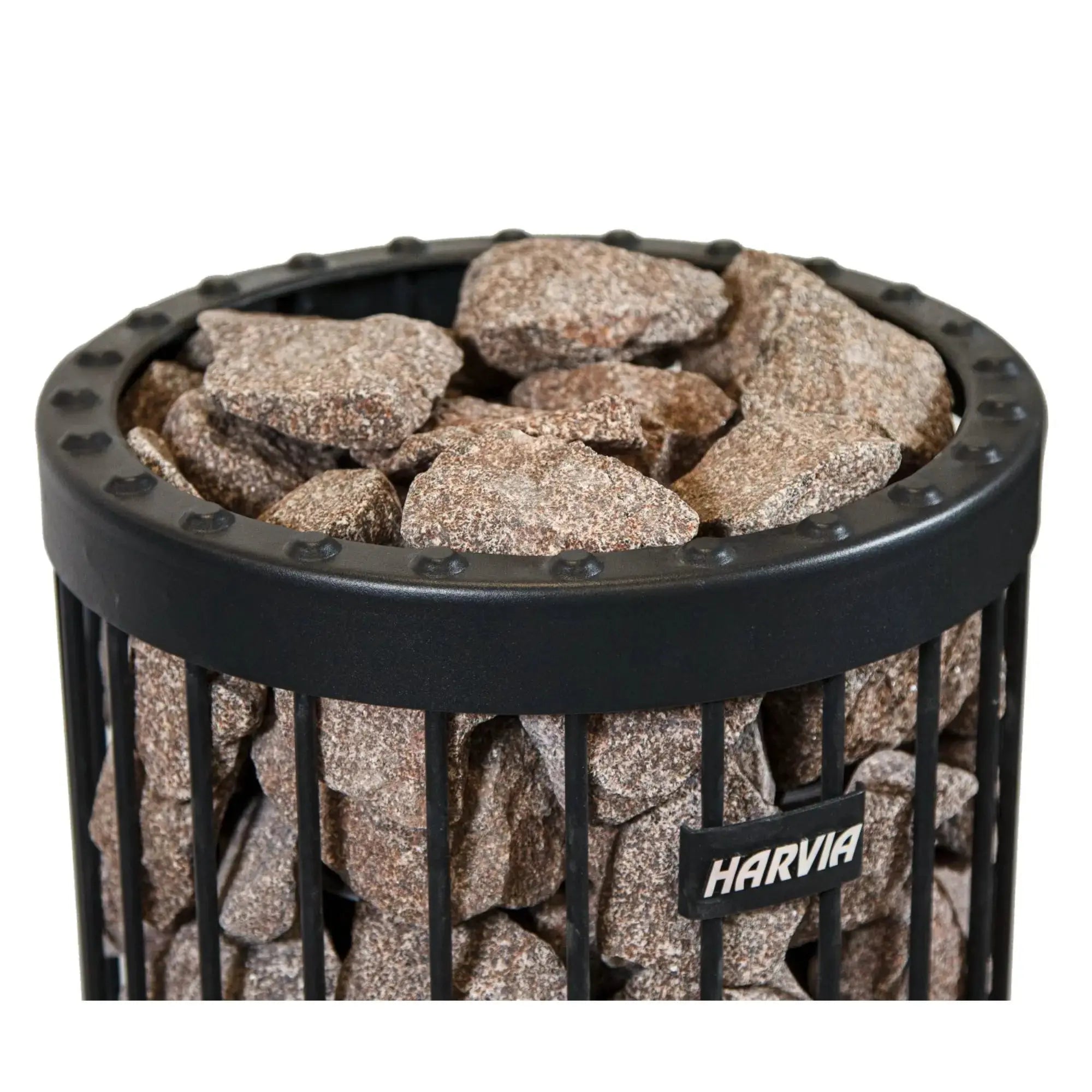 Harvia Decorative Red Granite Sauna Heater Stones, Split-Face, 5-10cm (AC5000) Harvia