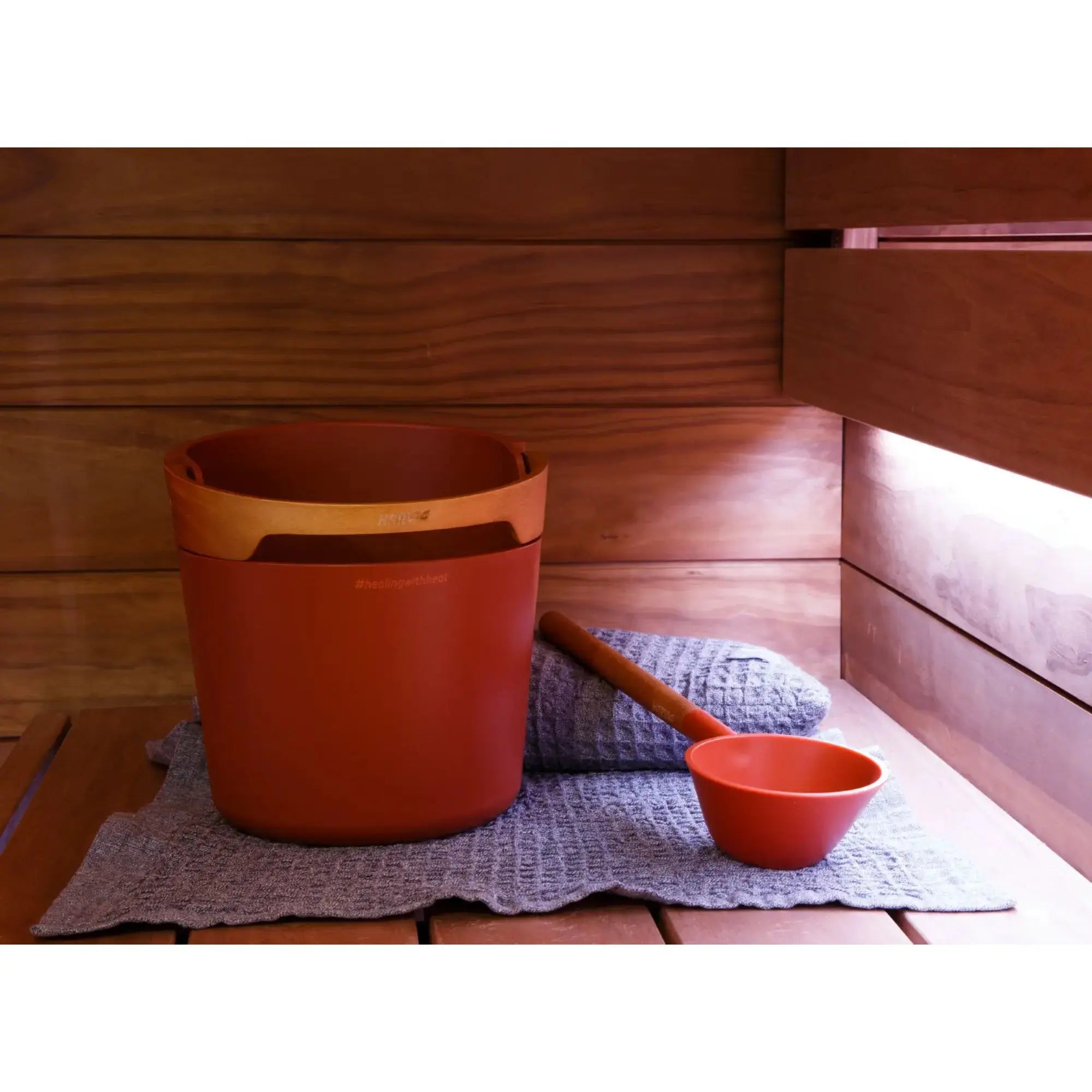 Harvia Sauna Bucket and Ladle Set (SA011M) Harvia