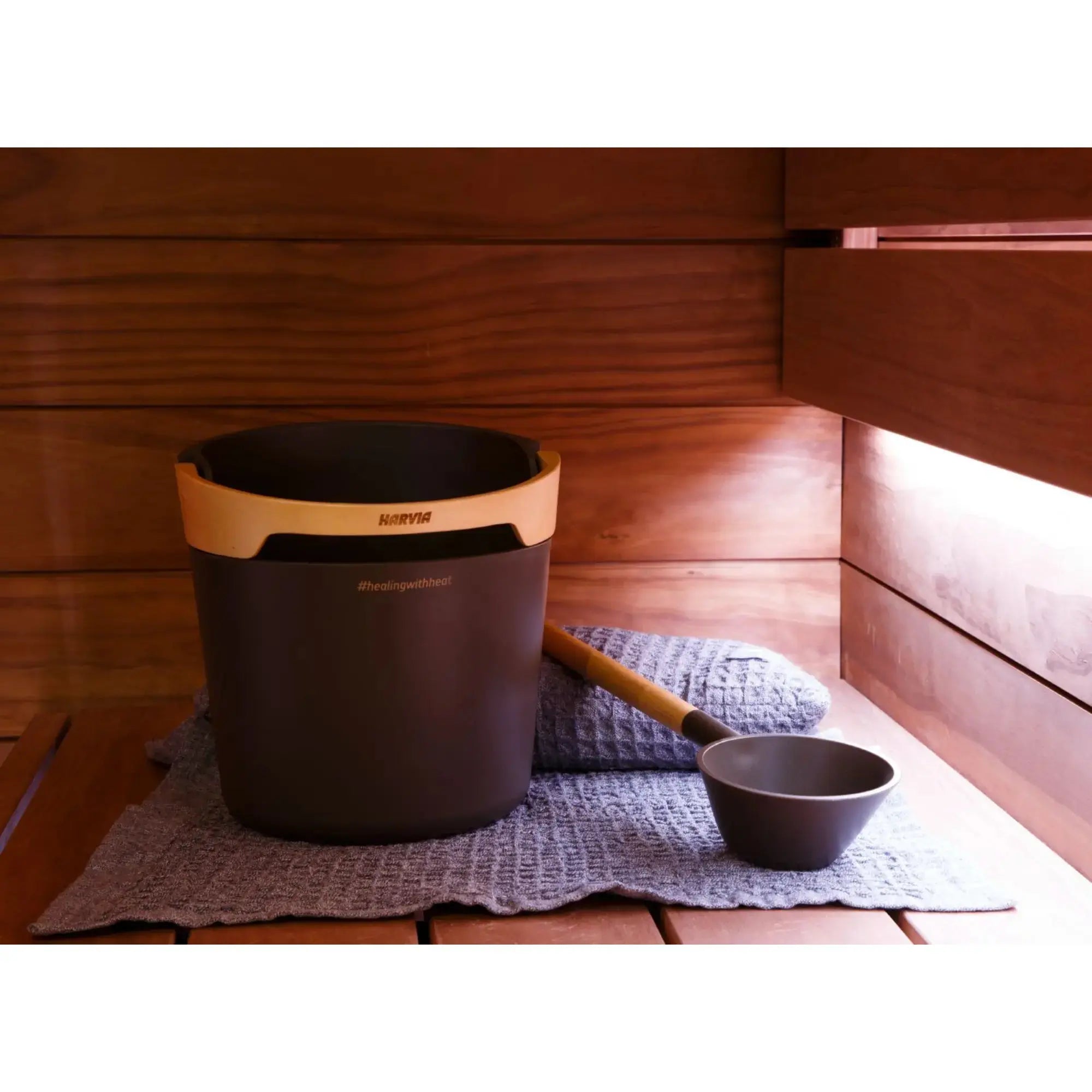 Harvia Sauna Bucket and Ladle Set (SA011M) Harvia