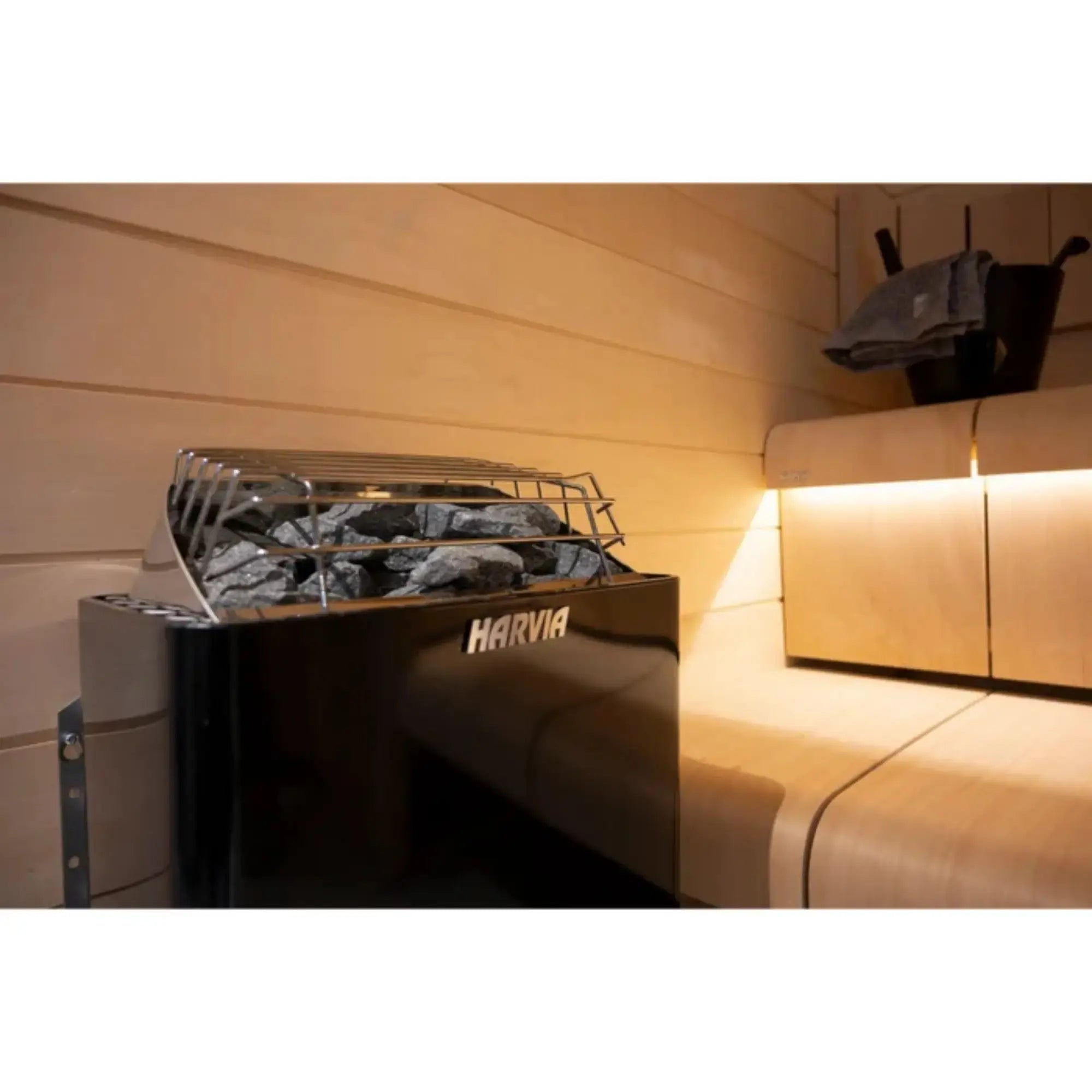 Harvia KIP80B 8 kW Electric Sauna Heater with Built-In Controls Harvia