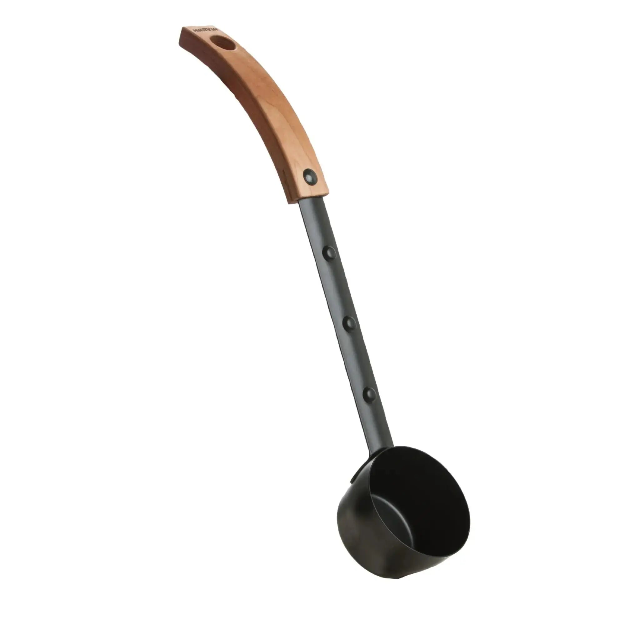Harvia Sauna Ladle, Black Steel w/Thermo-Aspen (SASPO101) Harvia