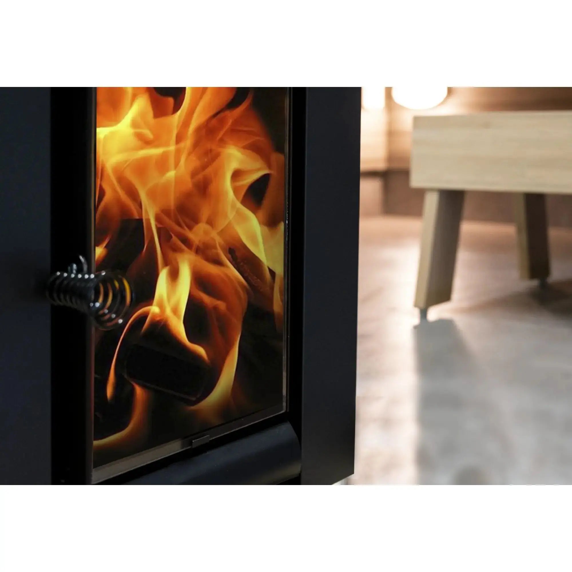 Harvia Linear 22 GreenFlame ES 15.7 kW Wood-Burning Sauna Stove with Water Tank Harvia