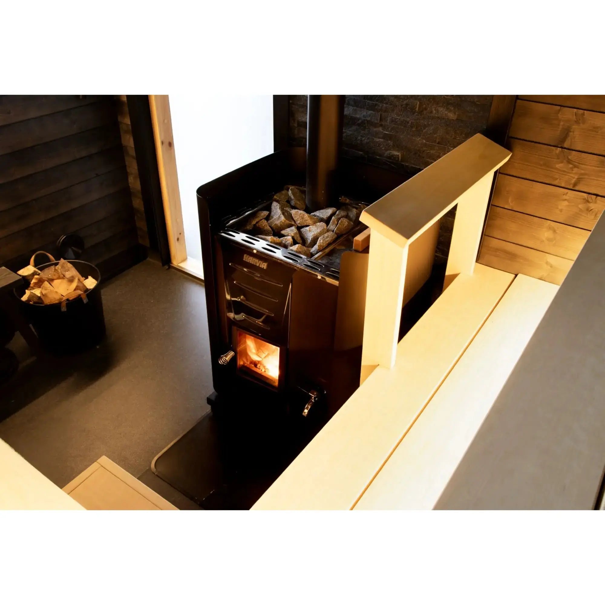 Harvia Pro 20 RS 24.1 kW Wood-Burning Sauna Stove with Water Tank Harvia