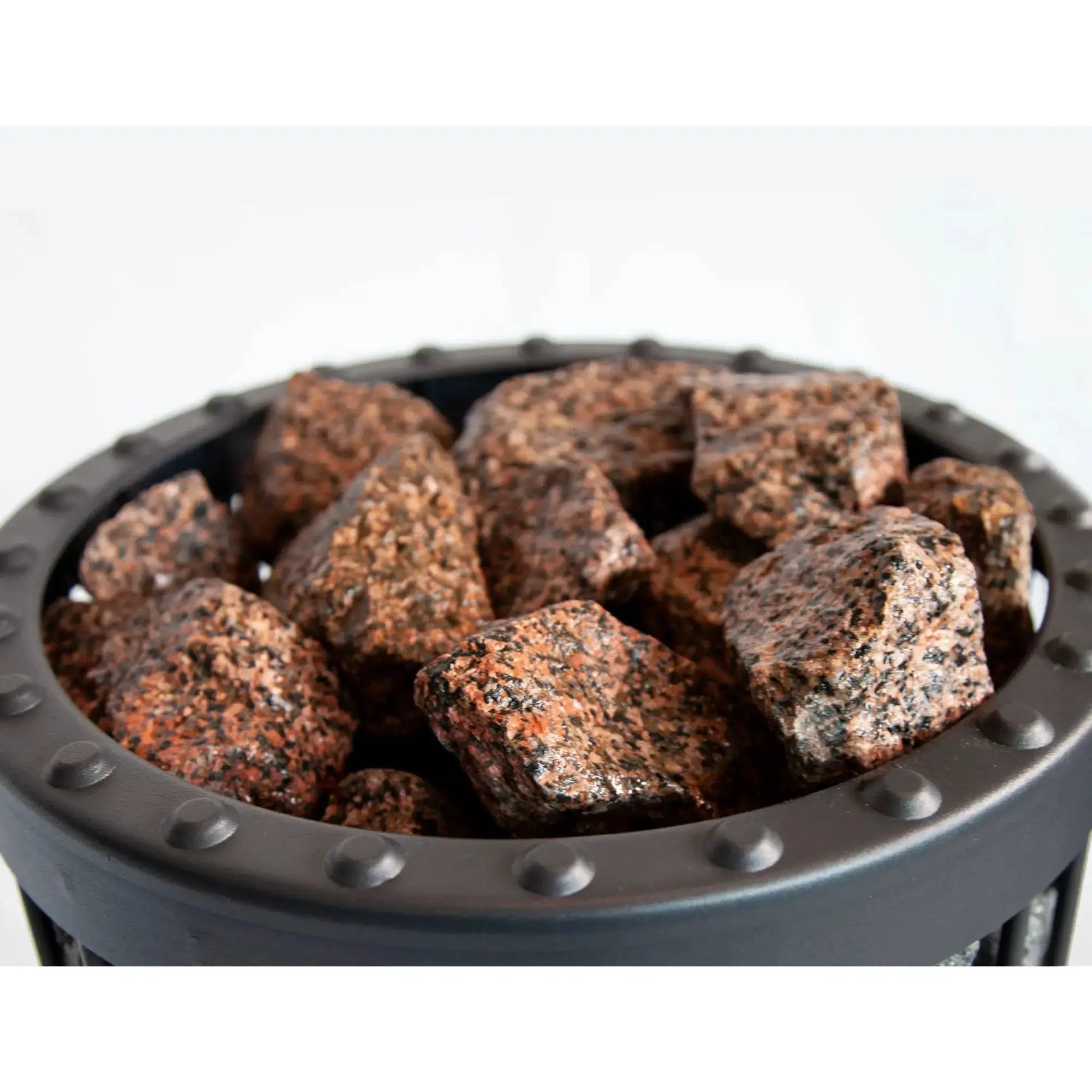 Harvia Decorative Red Granite Sauna Heater Stones, Split-Face, 5-10cm (AC5000) Harvia