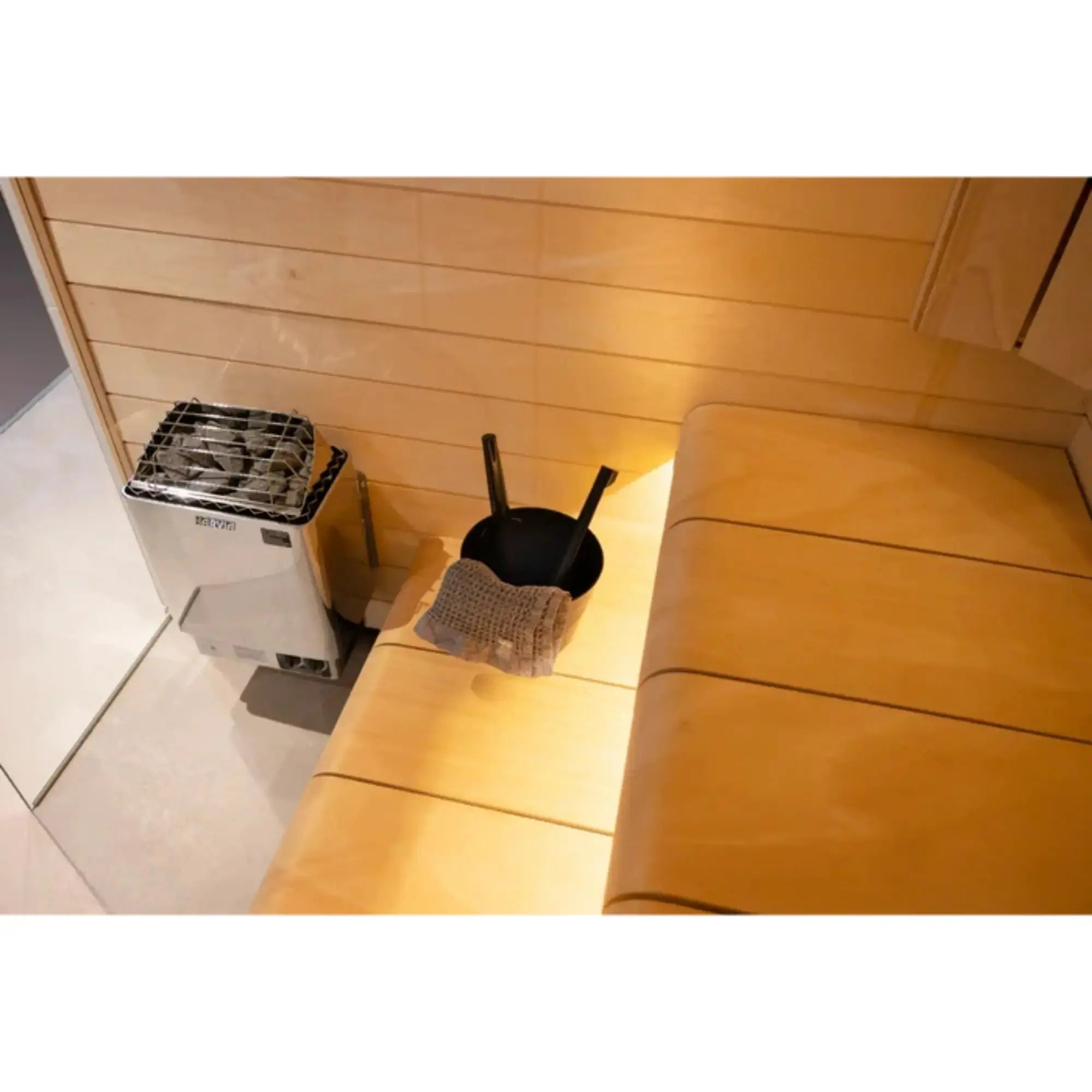 Harvia KIP80B 8 kW Electric Sauna Heater with Built-In Controls Harvia