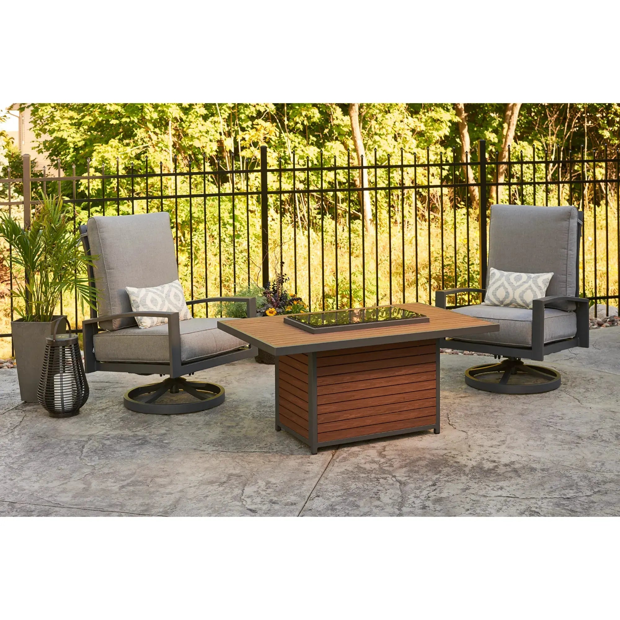 Kenwood & Brooks 50″ Rectangular Chat Height Gas Fire Table – The Outdoor GreatRoom Company The Outdoor GreatRoom Company