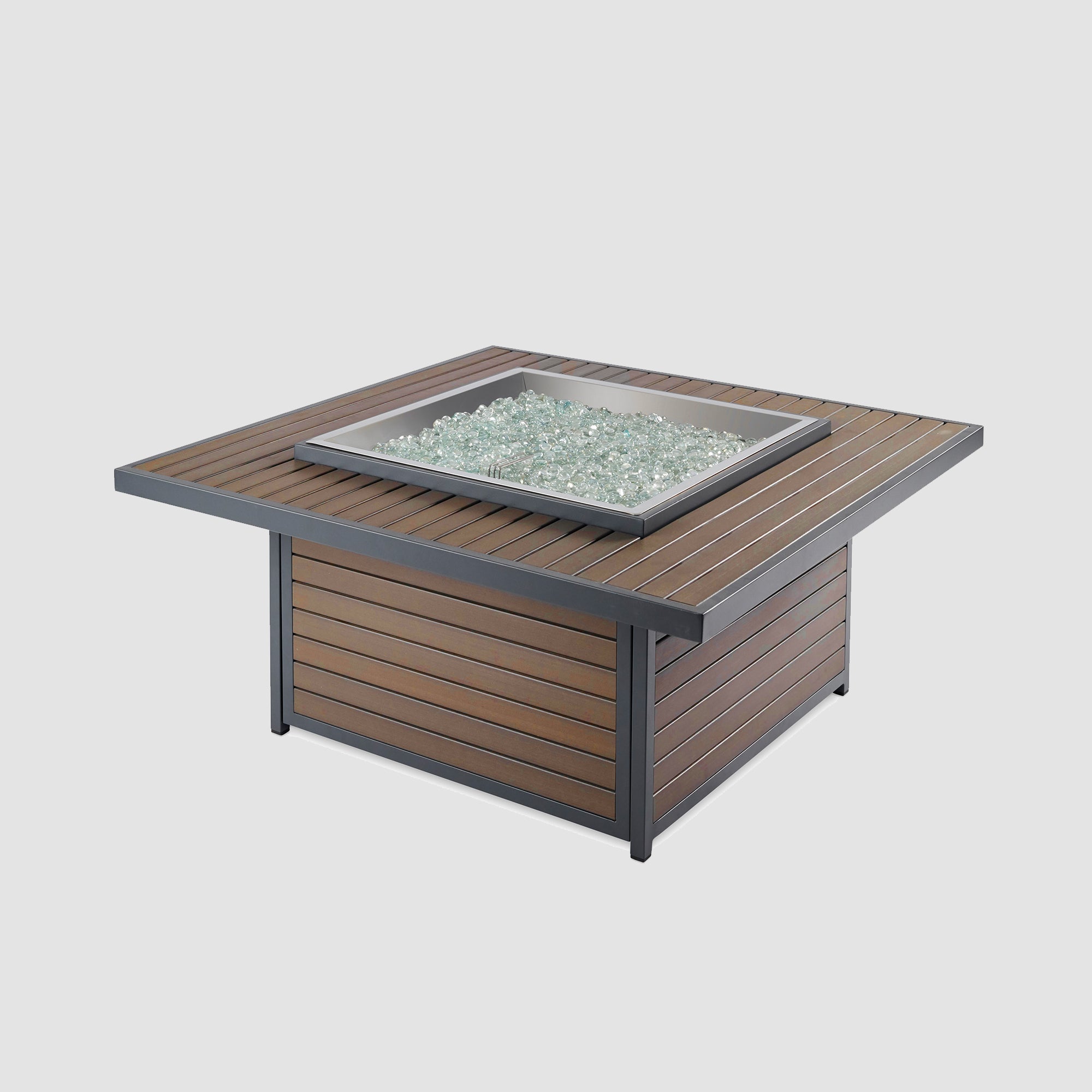 Kenwood & Brooks 40″ Square Gas Fire Table – The Outdoor GreatRoom Company