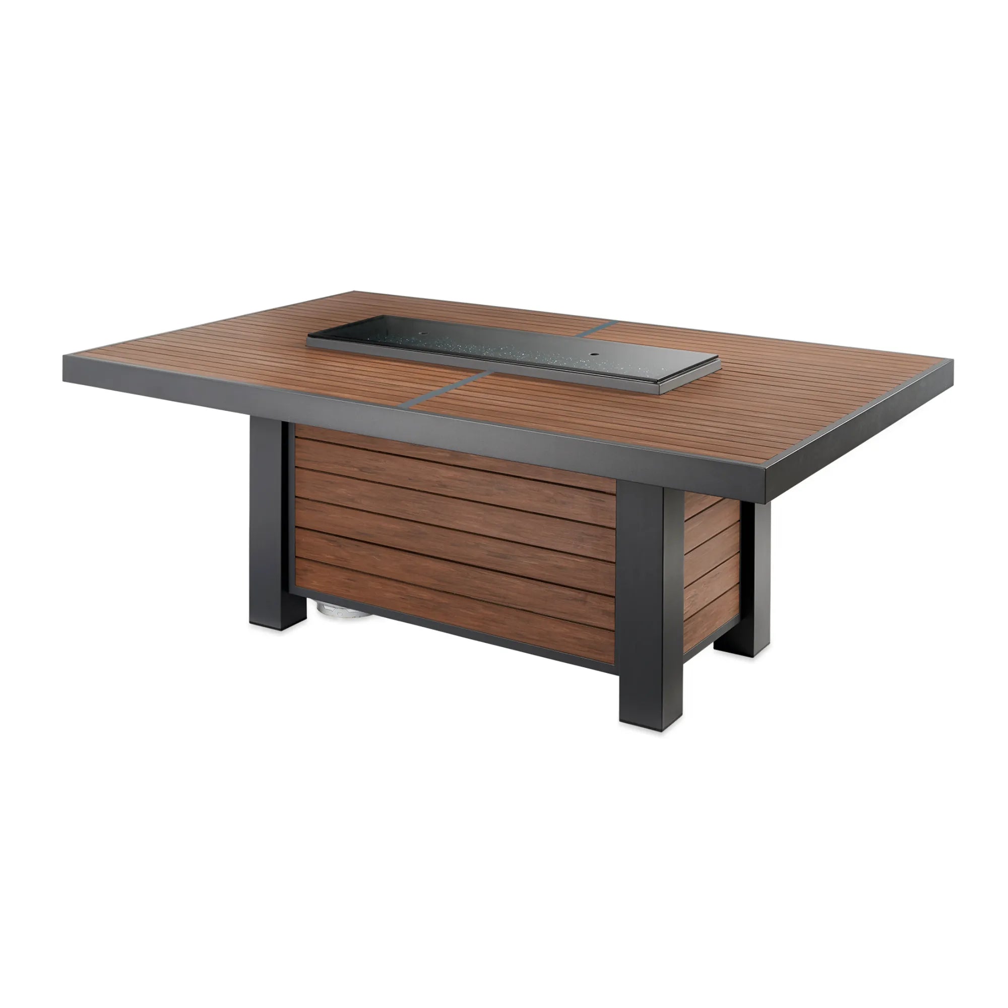 Kenwood & Brooks 80″ Linear Dining Gas Fire Table – The Outdoor GreatRoom Company