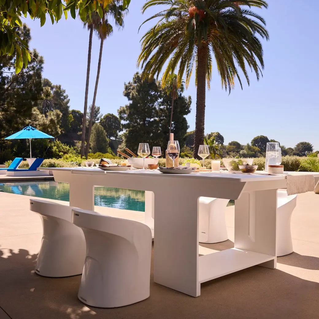 Ledge Lounger Signature Barstool Counter Height 18" Resin In-Pool Bar Stool - view 4
