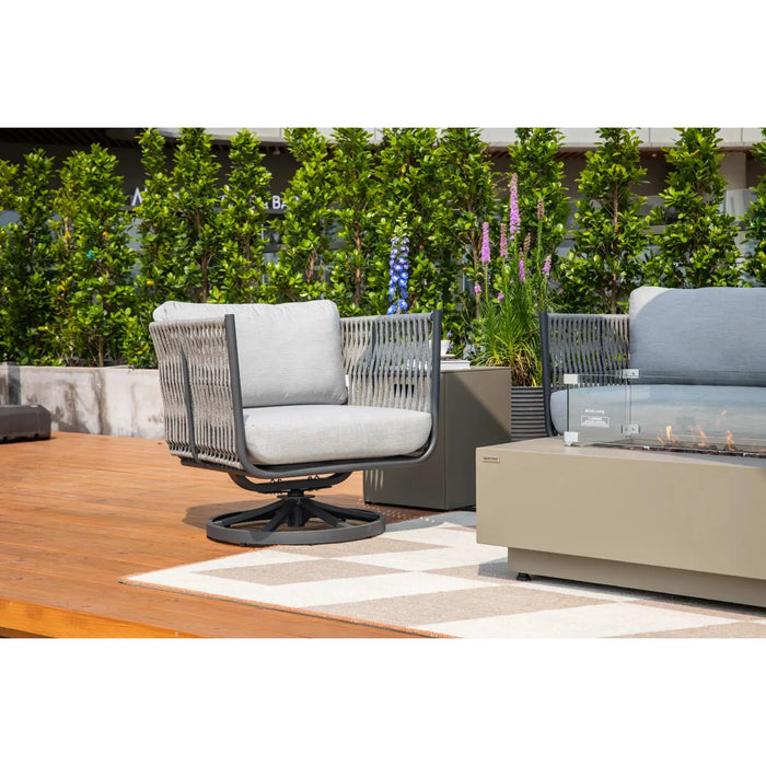 Elementi concrete outdoor furniture — coordinating outdoor living pieces from the Elementi lineup