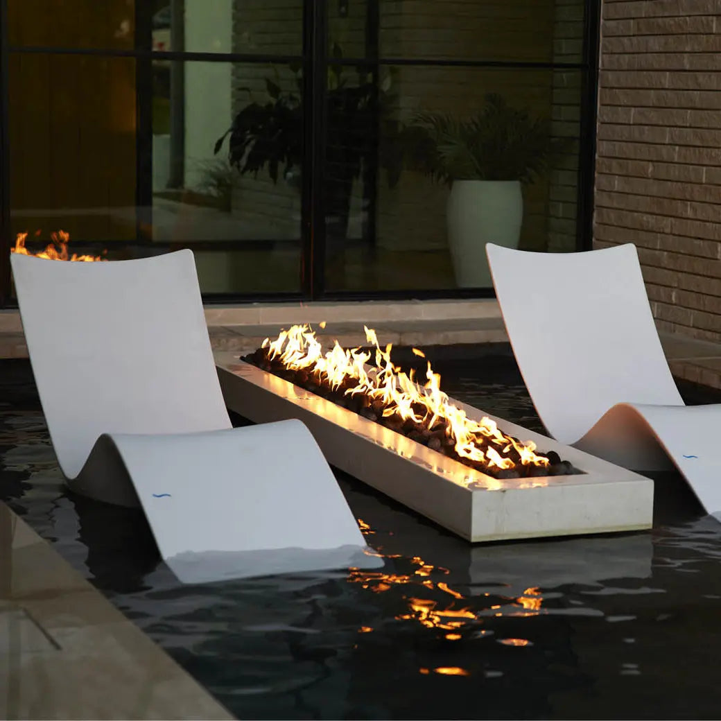 Ledge Lounger Autograph Chaise 70" Resin In-Pool Chaise Lounge - view 3