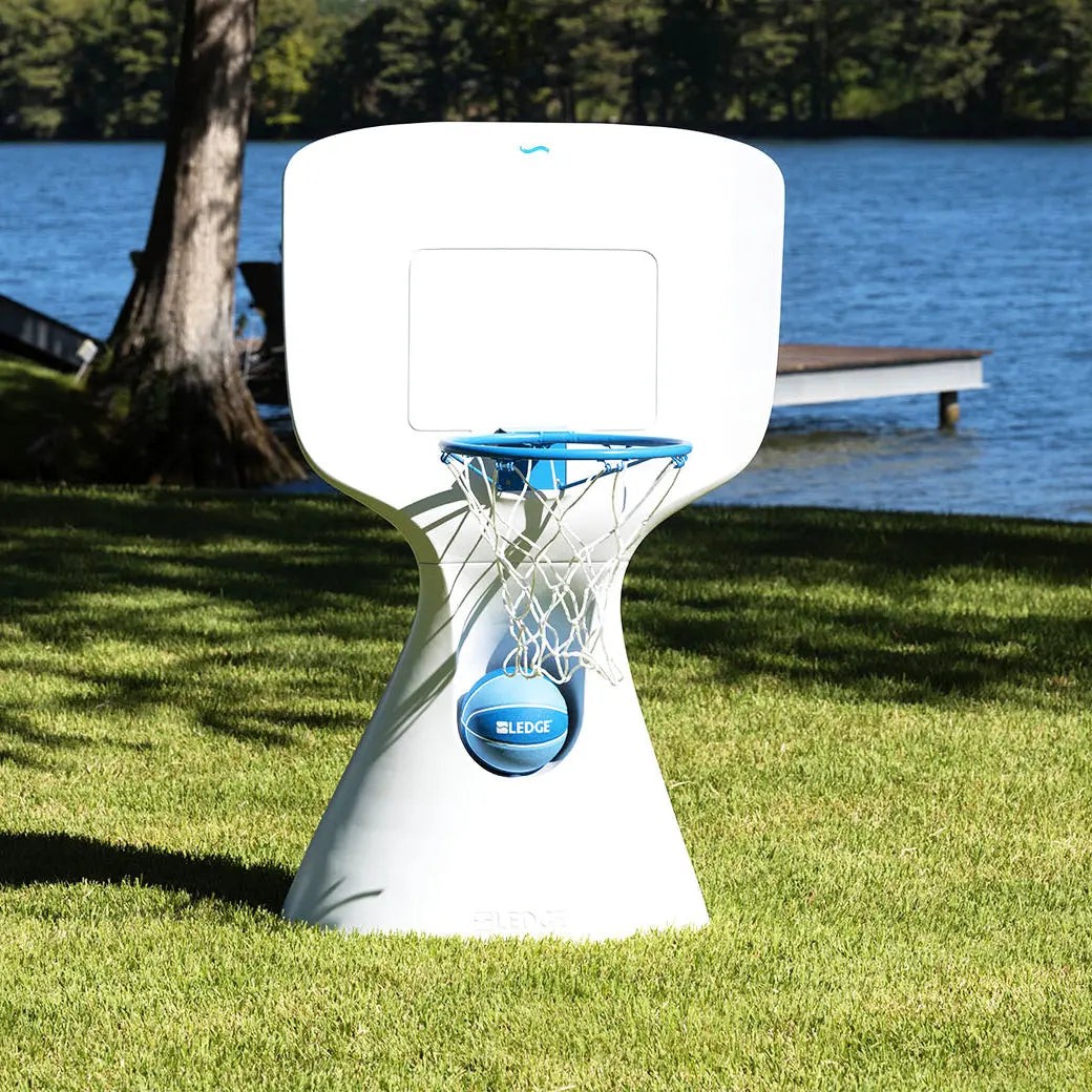 Ledge Lounger Hoopstr Resin Pool Basketball Hoop - view 5