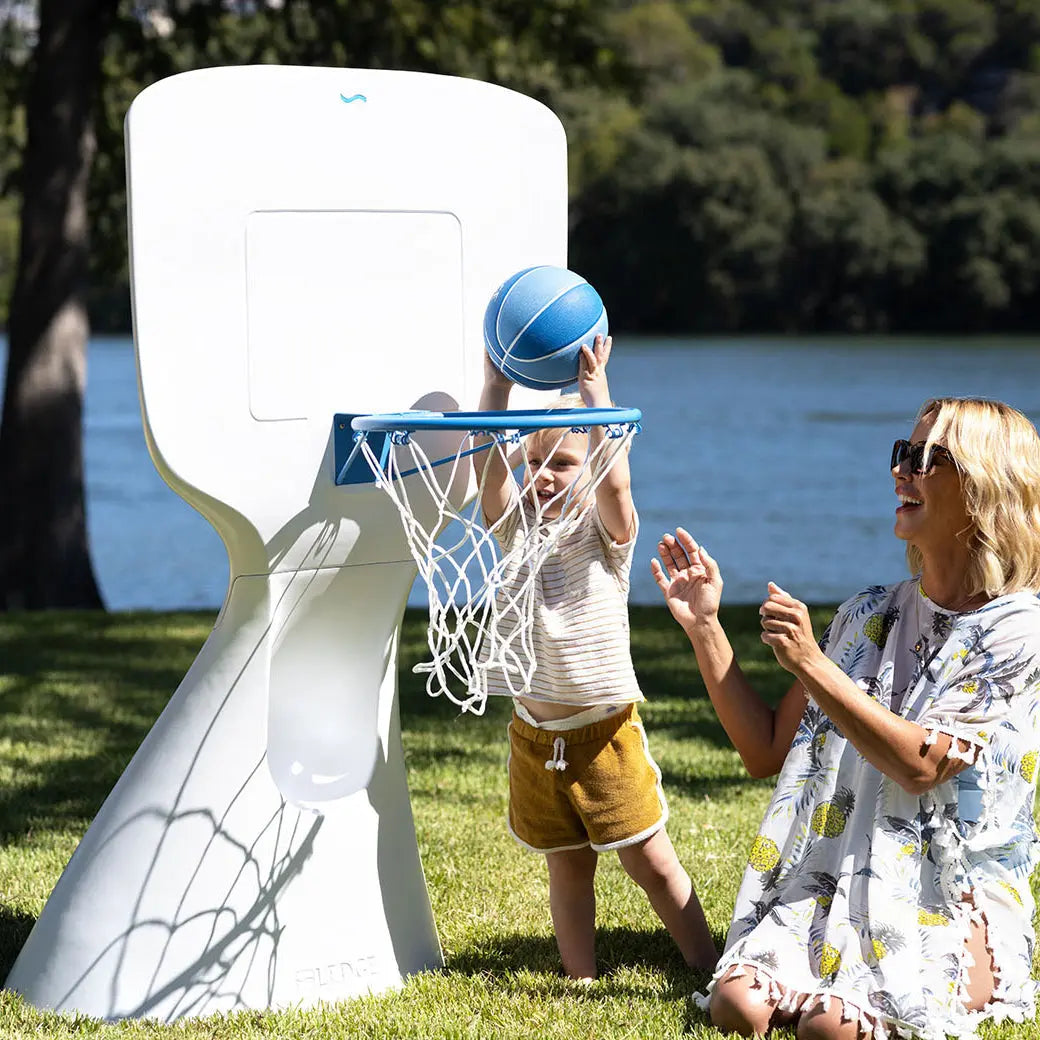 Ledge Lounger Hoopstr Resin Pool Basketball Hoop - view 4