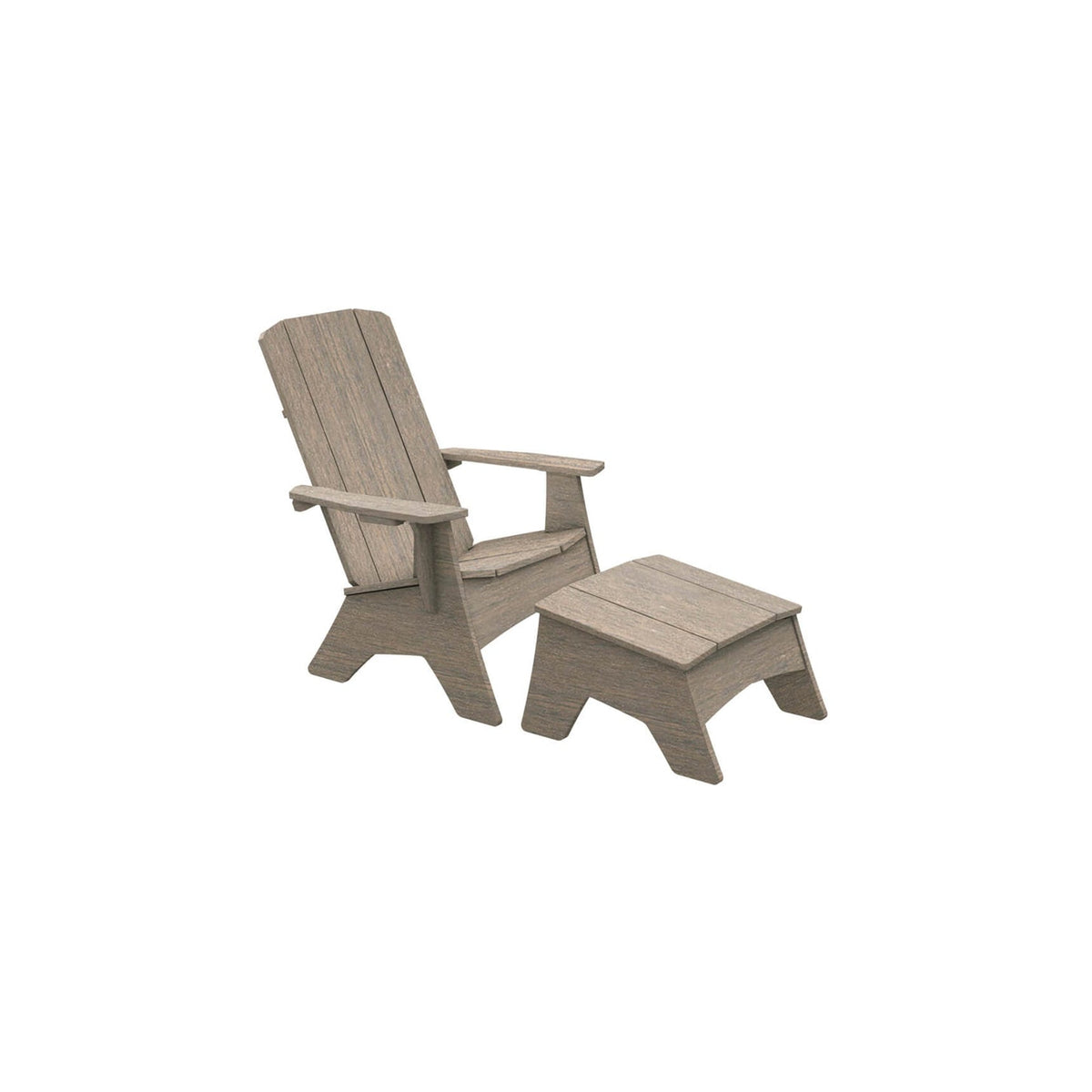 Ledge Lounger Mainstay Adirondack Ottoman Resin - view 14