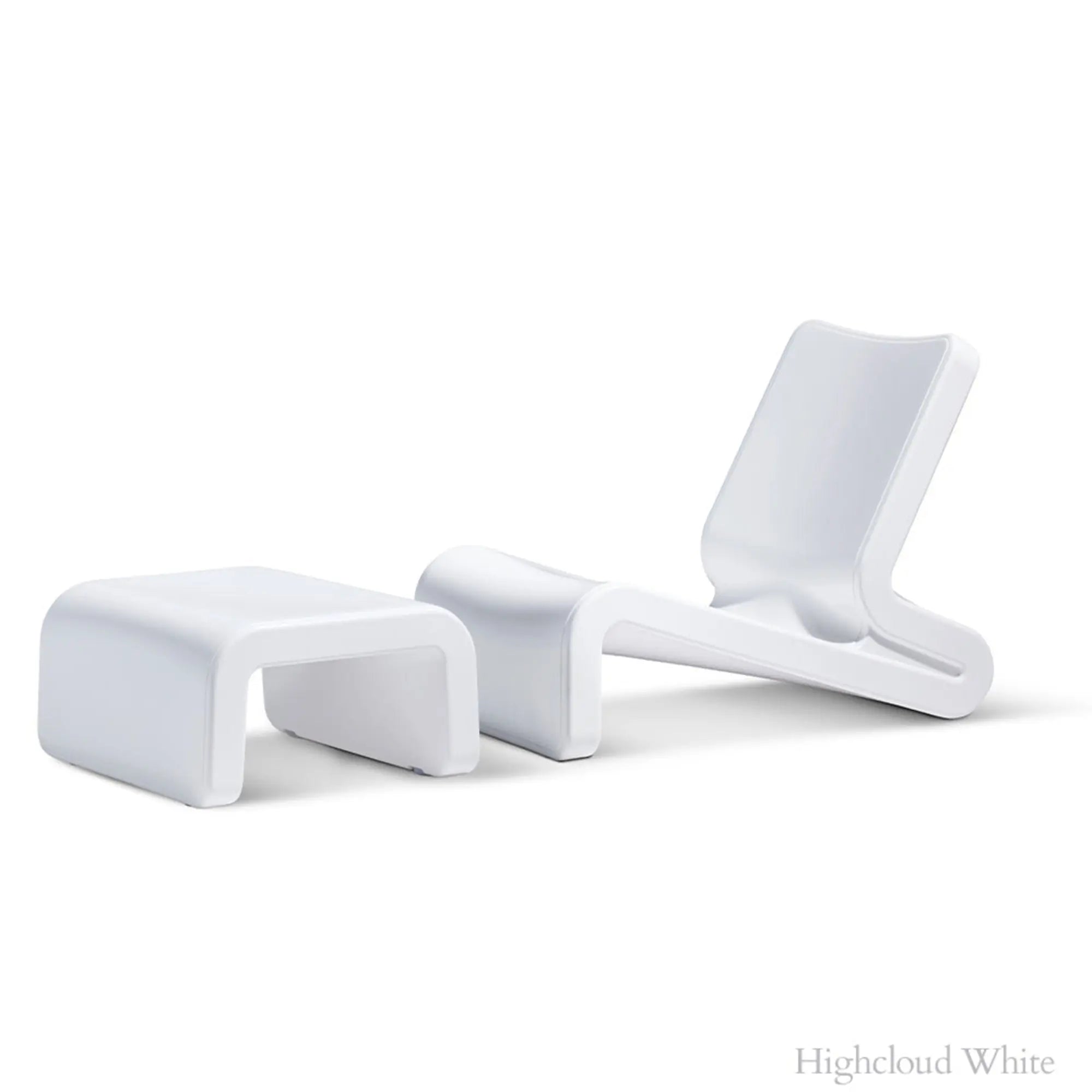 Line Ottoman | In-Pool Outdoor Ottoman & Side Table — Tupelo Goods Tupelo Goods