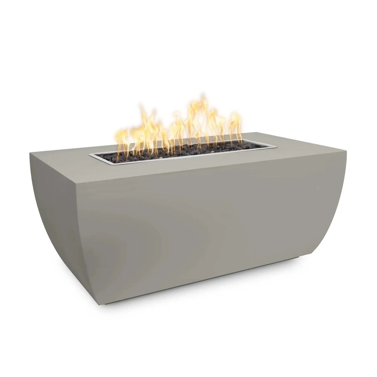 Linear Avalon 72" Rectangular Steel Gas Fire Pit – 24" Tall – The Outdoor Plus The Outdoor Plus