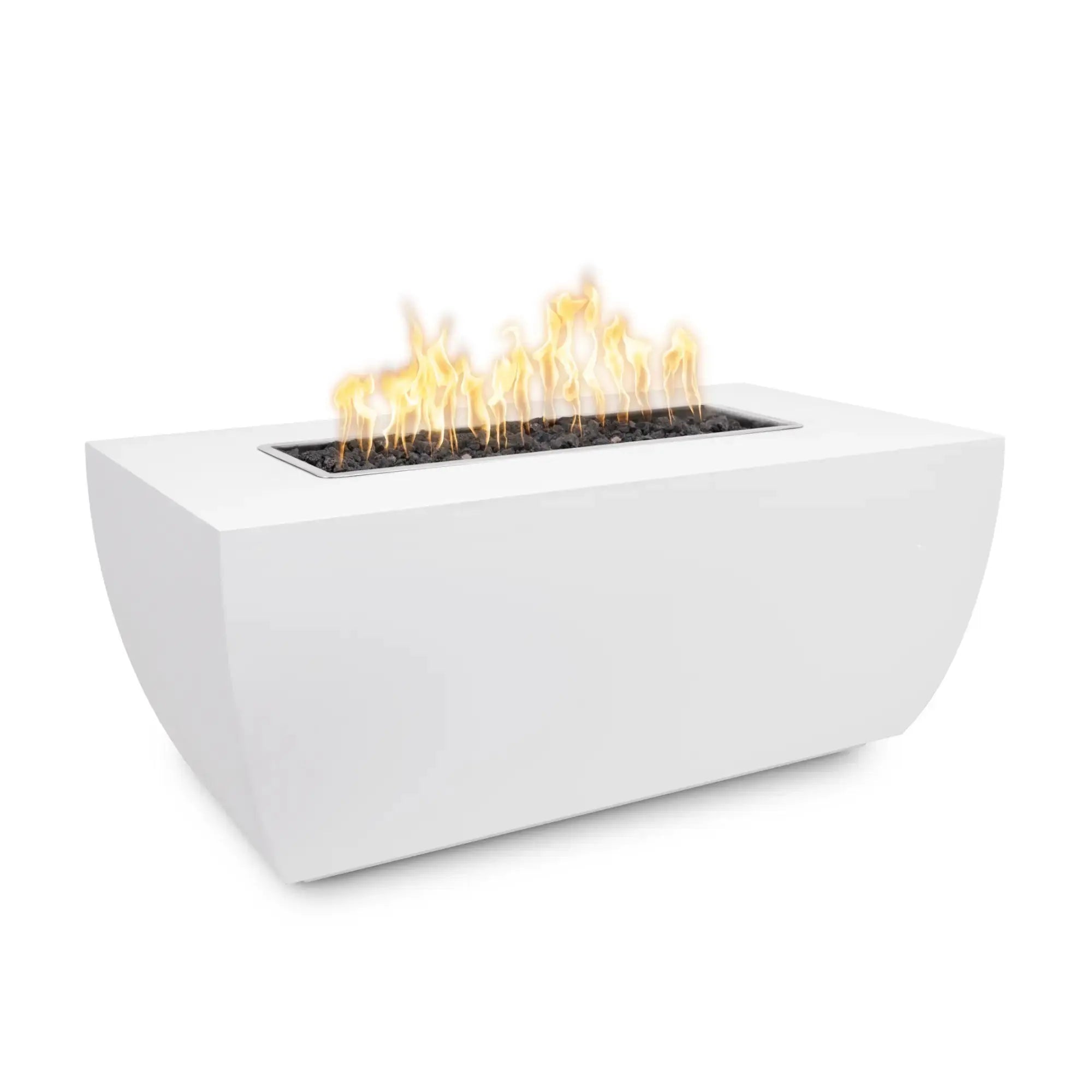 Linear Avalon 72" Rectangular Steel Gas Fire Pit – 24" Tall – The Outdoor Plus The Outdoor Plus