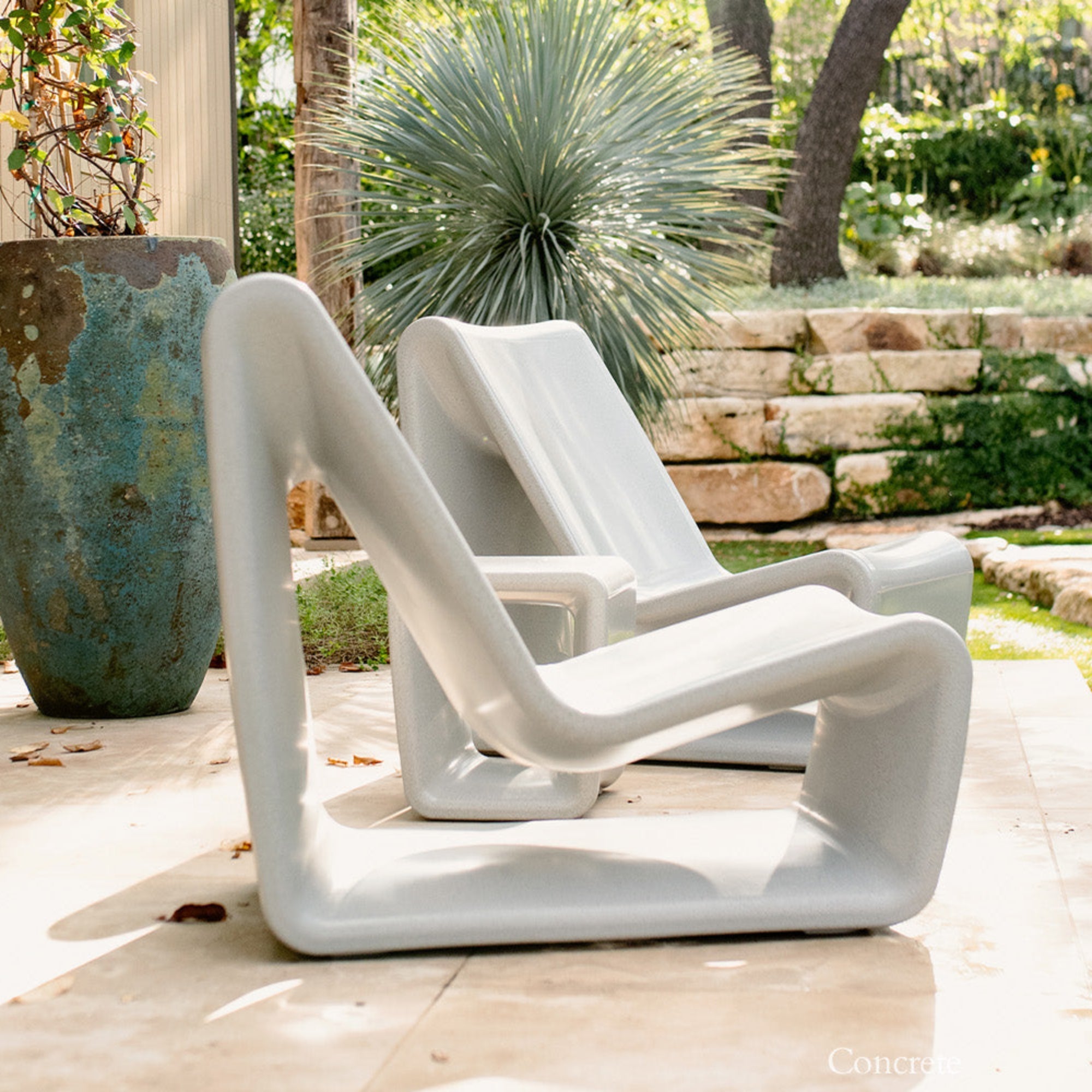 Loop Lounge Chair | Modern In-Pool Outdoor Lounge Chair — Tupelo Goods Tupelo Goods