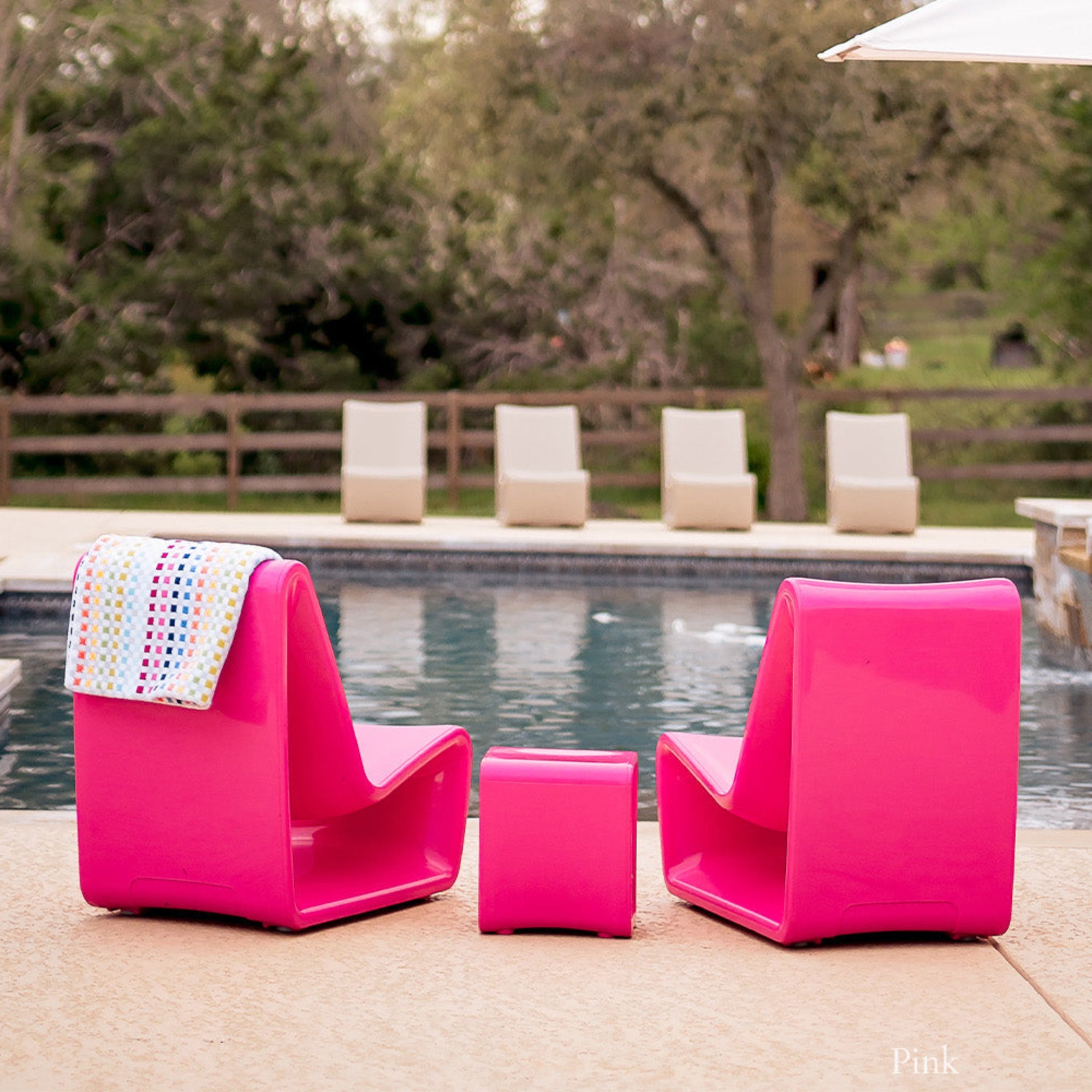 Loop Lounge Chair | Modern In-Pool Outdoor Lounge Chair — Tupelo Goods Tupelo Goods