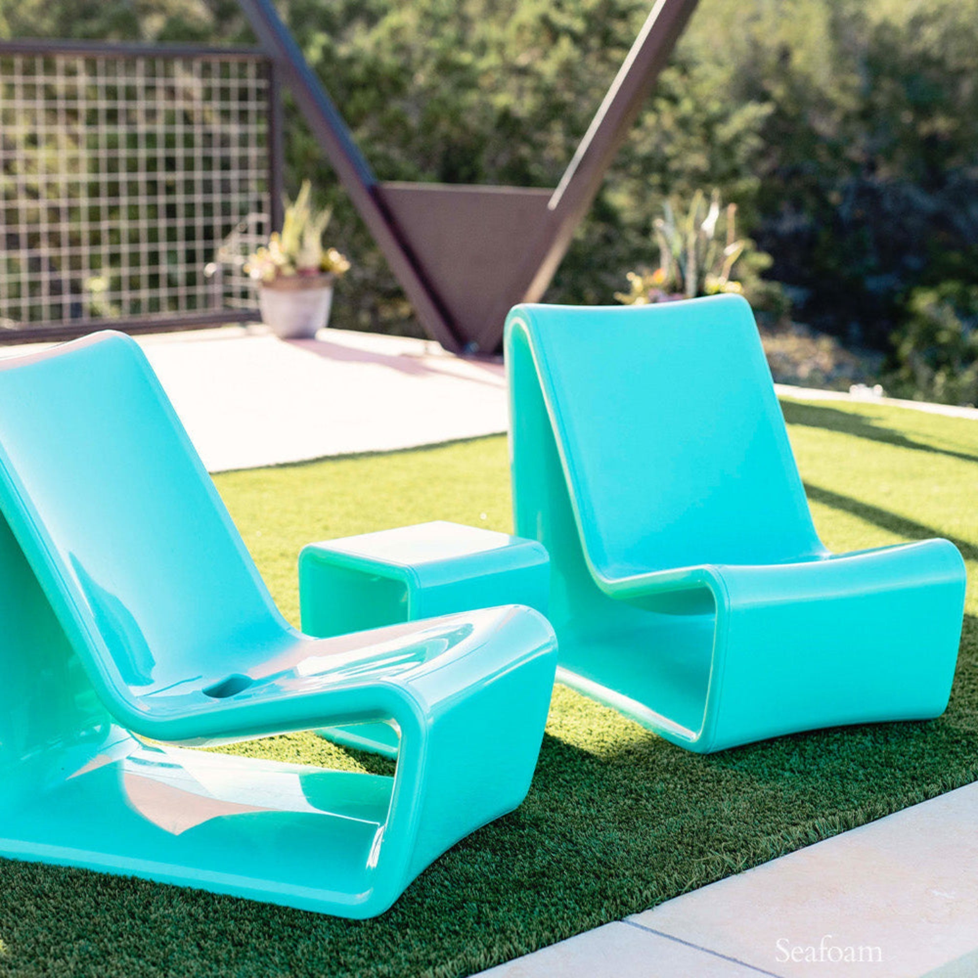 Loop Lounge Chair | Modern In-Pool Outdoor Lounge Chair — Tupelo Goods Tupelo Goods
