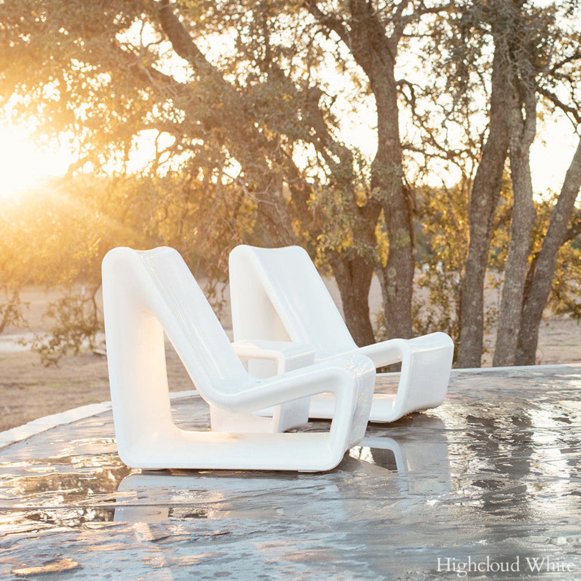 Loop Lounge Chair | Modern In-Pool Outdoor Lounge Chair — Tupelo Goods Tupelo Goods