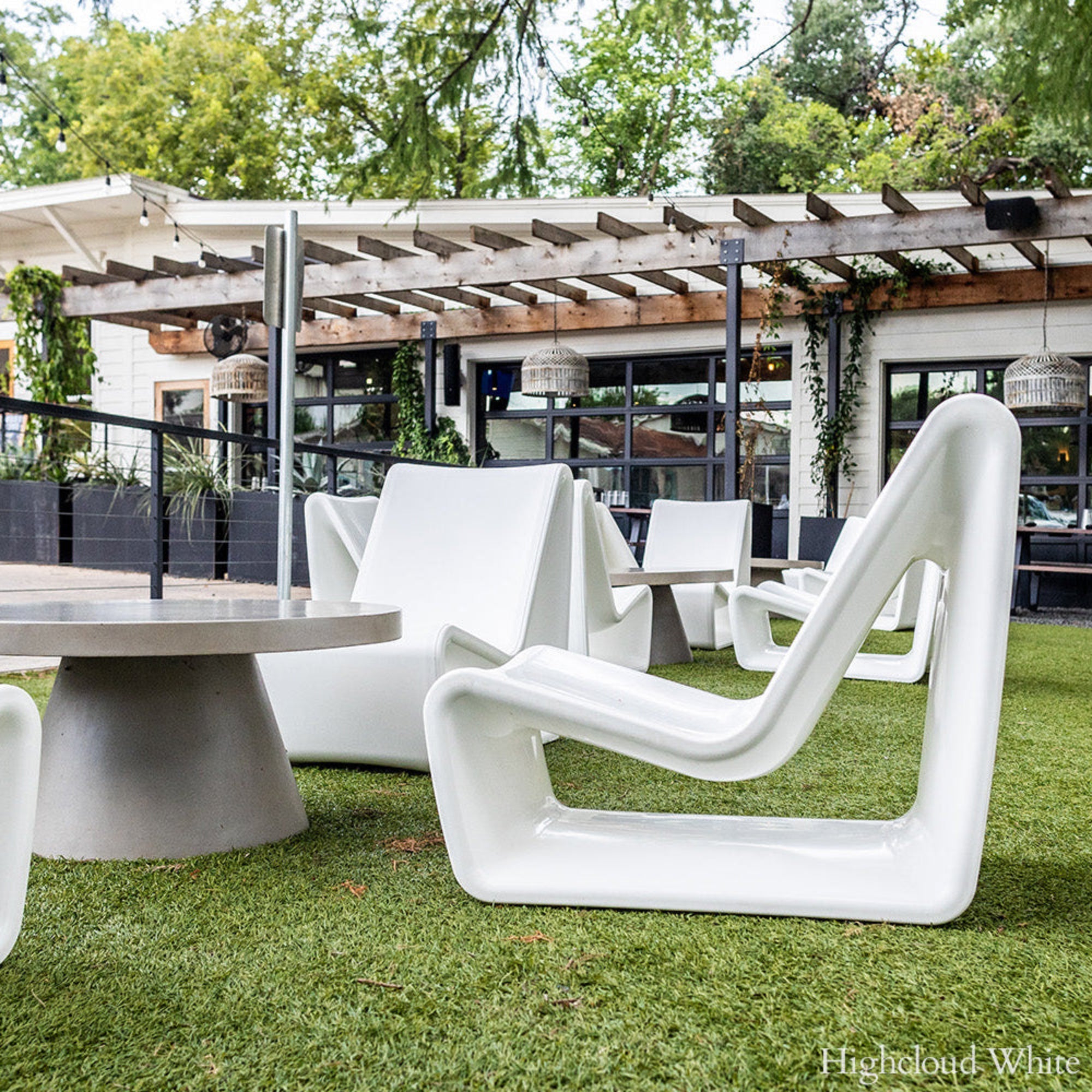 Loop Lounge Chair | Modern In-Pool Outdoor Lounge Chair — Tupelo Goods Tupelo Goods