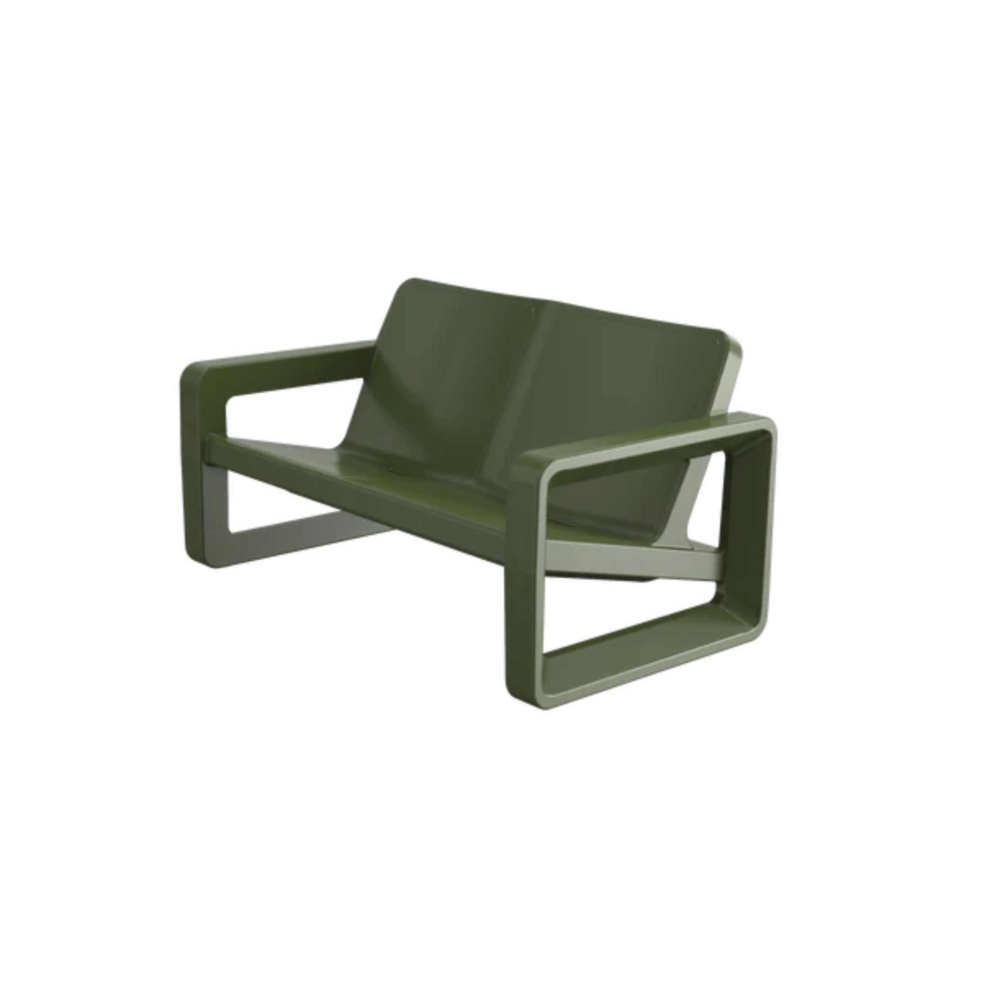 Deck Loveseat | Modern Outdoor Resin Loveseat — Tupelo Goods Tupelo Goods
