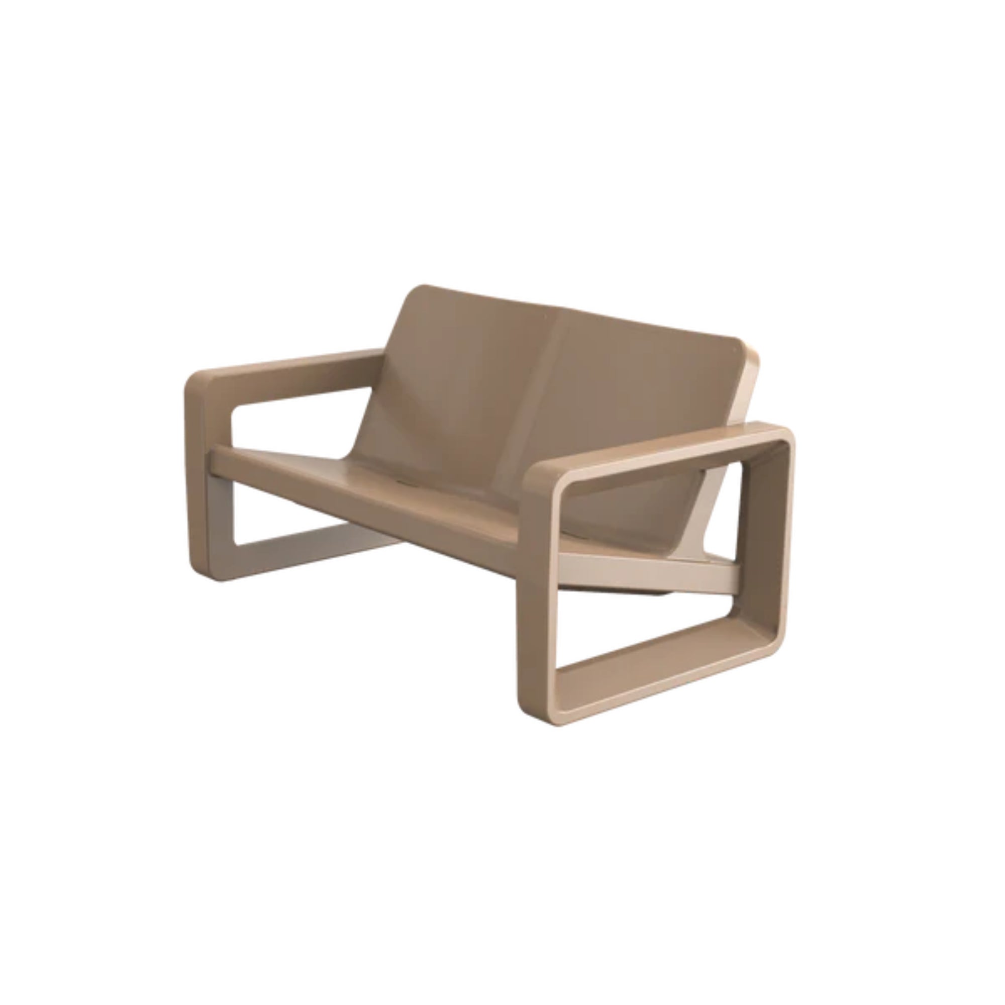 Deck Loveseat | Modern Outdoor Resin Loveseat — Tupelo Goods Tupelo Goods