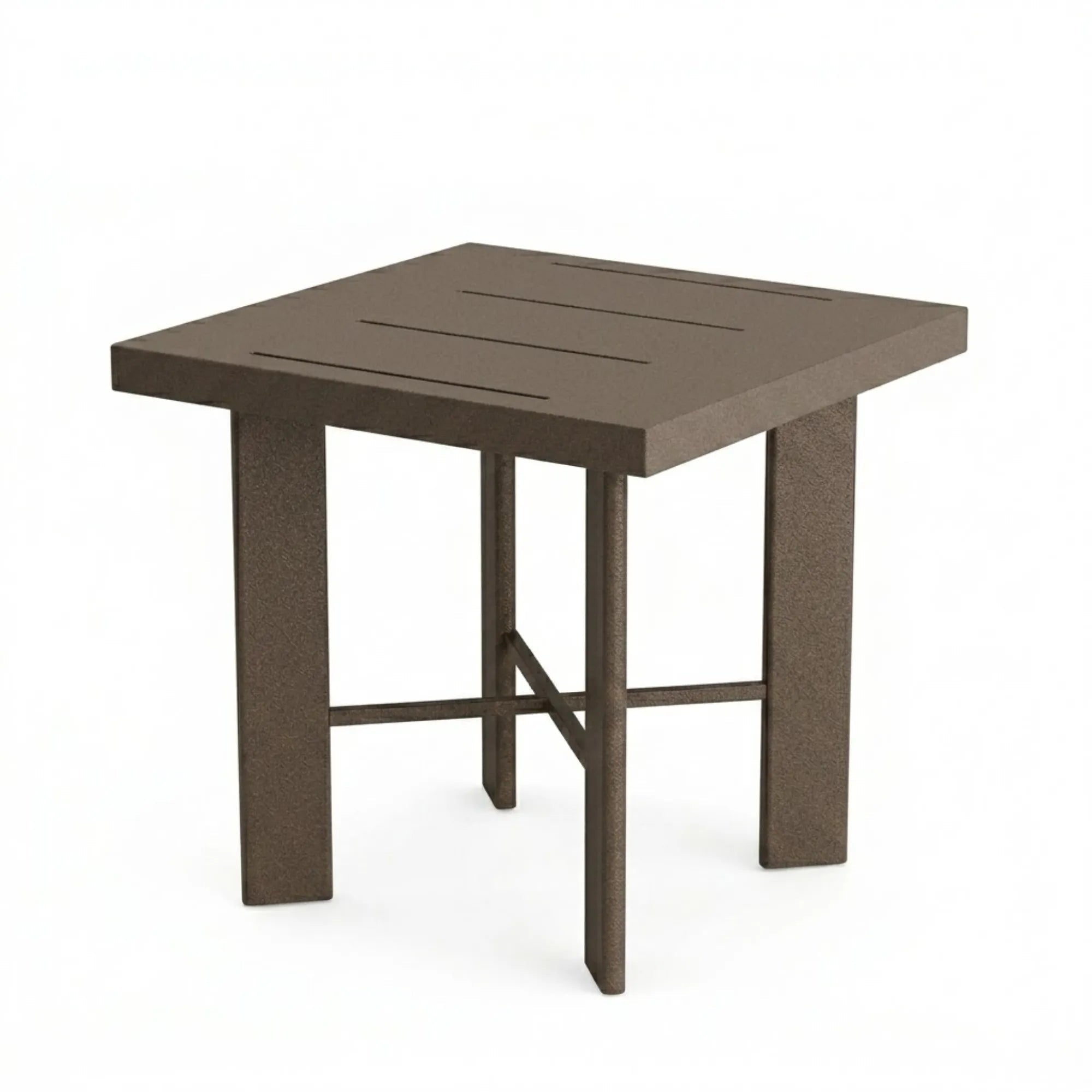 O.W. Lee 20" Square Modern Aluminum Outdoor Side Table — MA-2020ST O.W. Lee