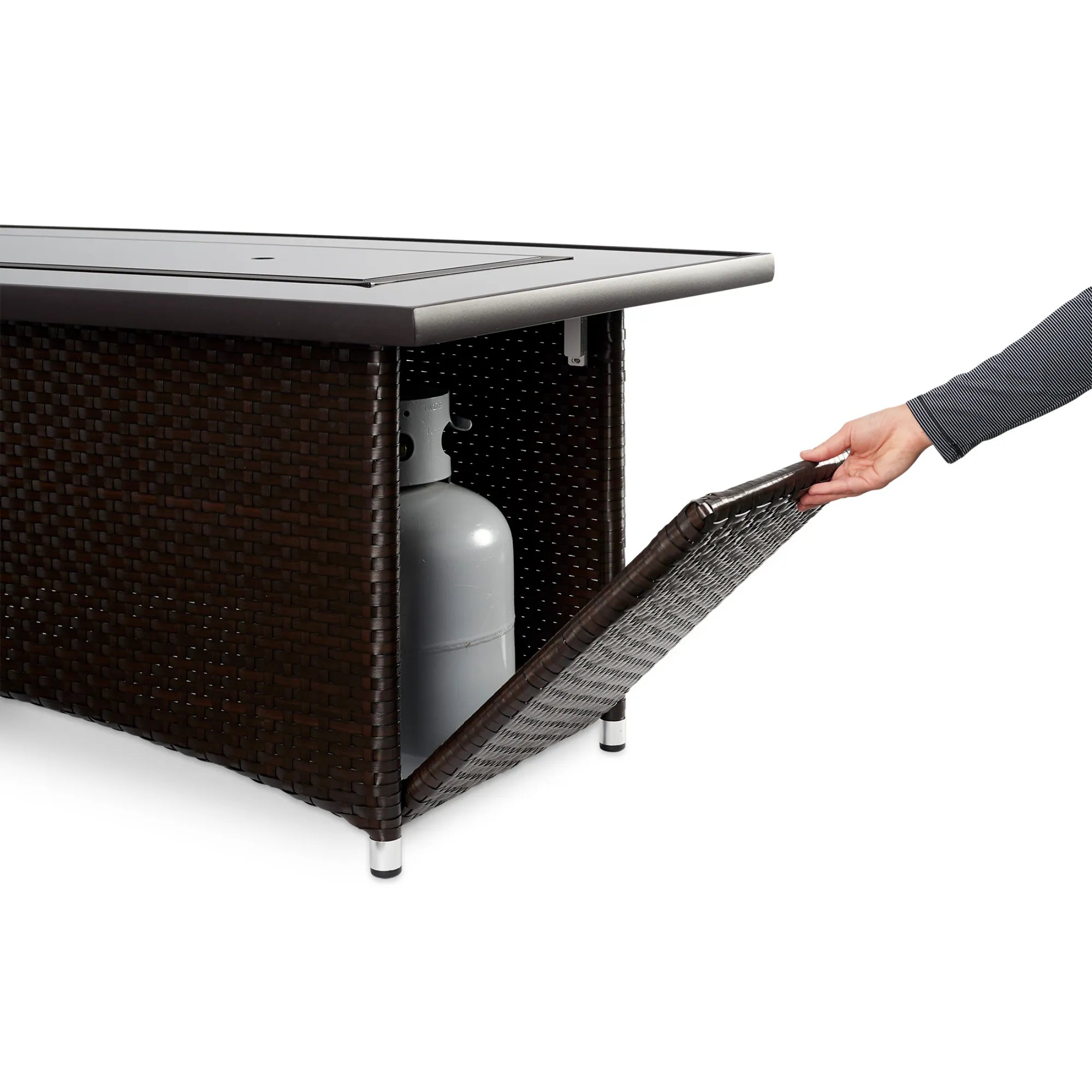 Montego 59″ Linear Gas Fire Table – The Outdoor GreatRoom Company