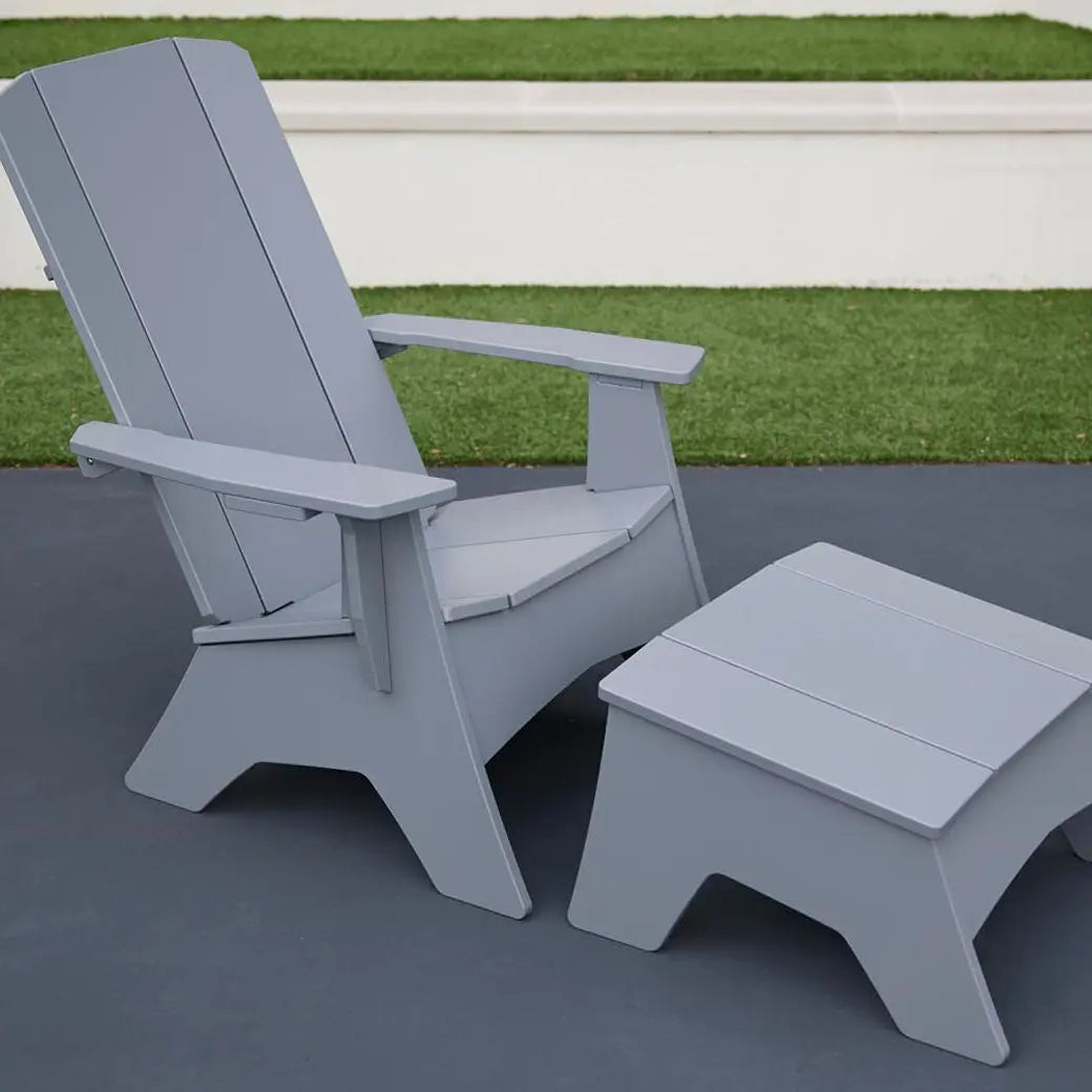Ledge Lounger Mainstay Adirondack Ottoman Resin - view 3